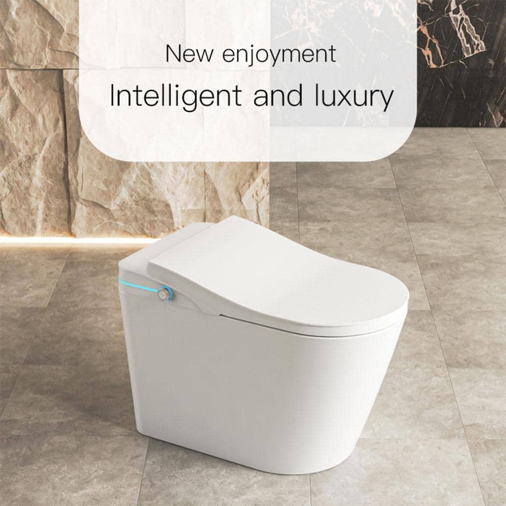 Advanced Tankless Elongated Bidet Toilet with Auto Flush and Remote Control - Image 6
