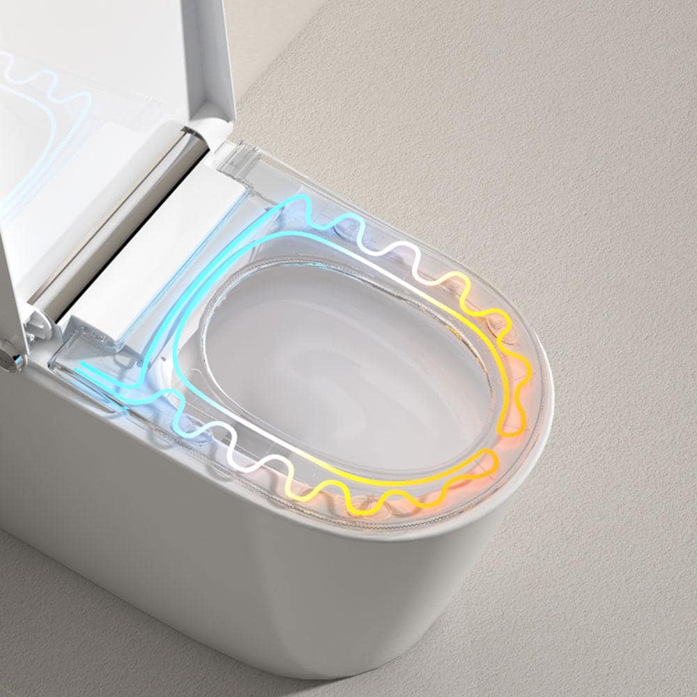 Advanced Tankless Elongated Bidet Toilet with Auto Flush and Remote Control - Image 7