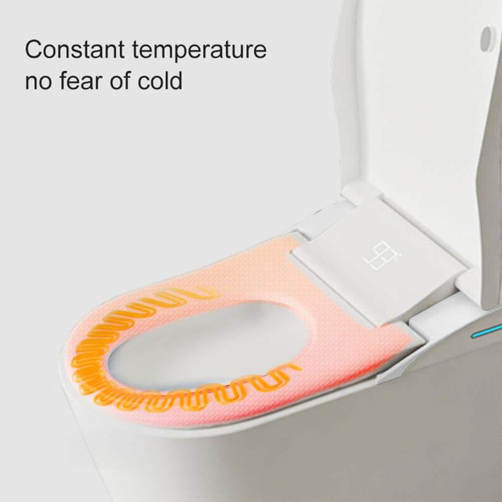 Advanced Tankless Elongated Bidet Toilet with Auto Flush and Remote Control - Image 9