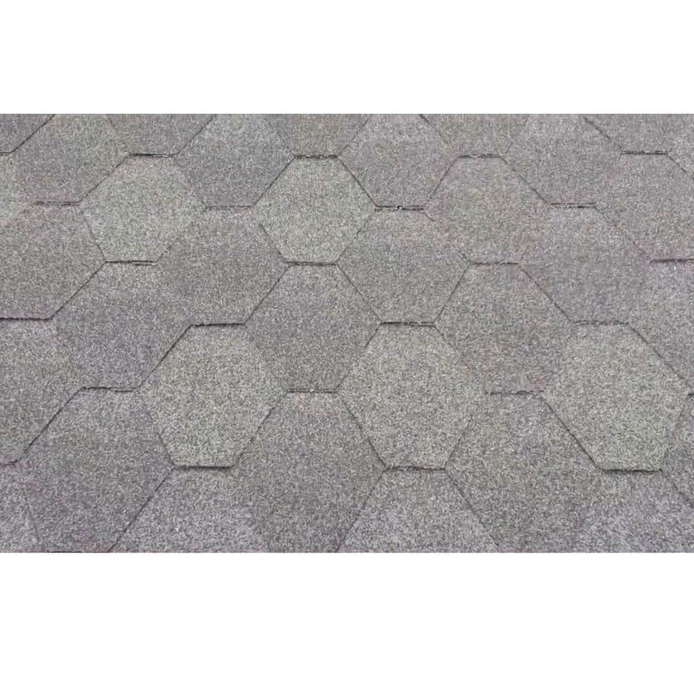 ALEKO Gray Weather-Resistant Bitumen Roof Shingle for 93x72x75 Barrel Saunas - Image 6