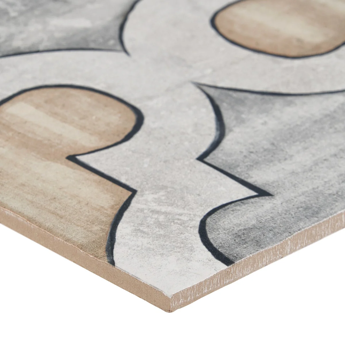 Alesso Deco Picos Beige 8x8 Matte Porcelain Tile - Lux Tile - Image 9