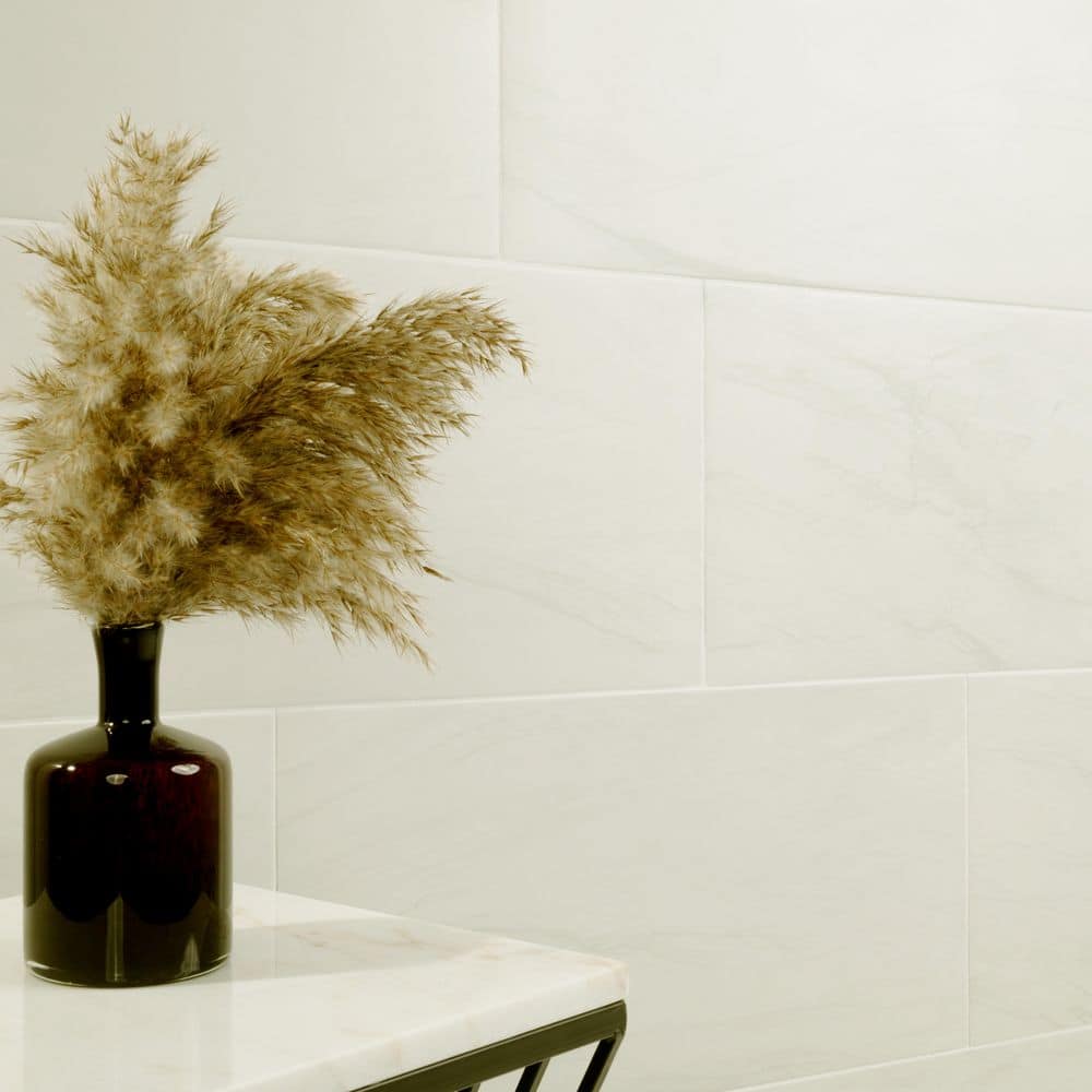 Alexandra White 12 in. x 24 in. Matte Porcelain Marble Look Floor and Wall Tile (16 sq. ft./Case) - Image 5