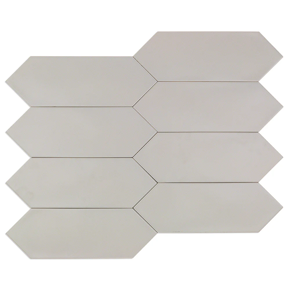 Aliante Light Gray 4x12 Picket Matte Porcelain Tile - Lux Tile - Image 4