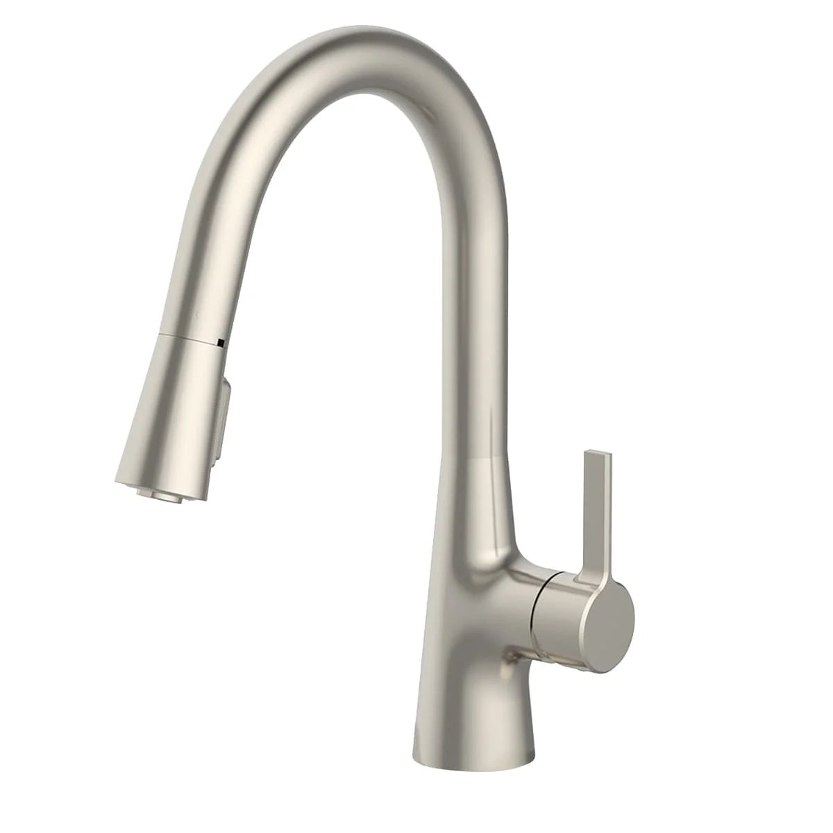 allen + roth Gillen Stainless Utility Faucet with Pulldown Sprayer - Image 3