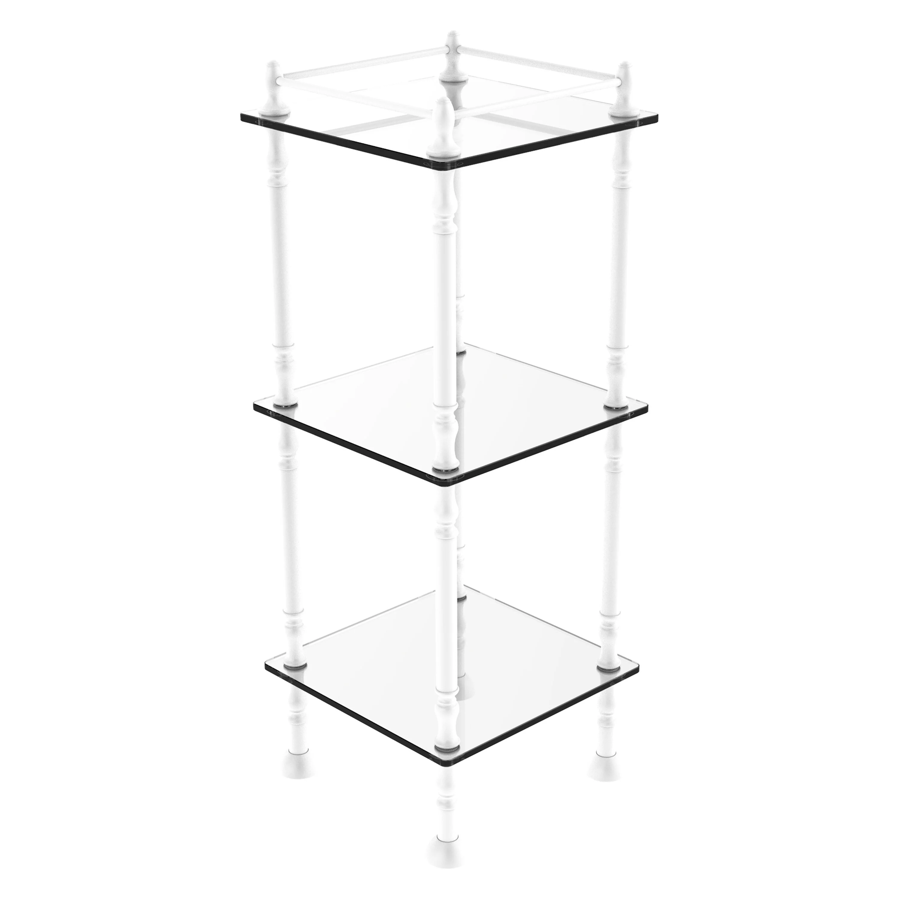 Allied Brass 14-in W x 38-in H x 14-in D Etageres