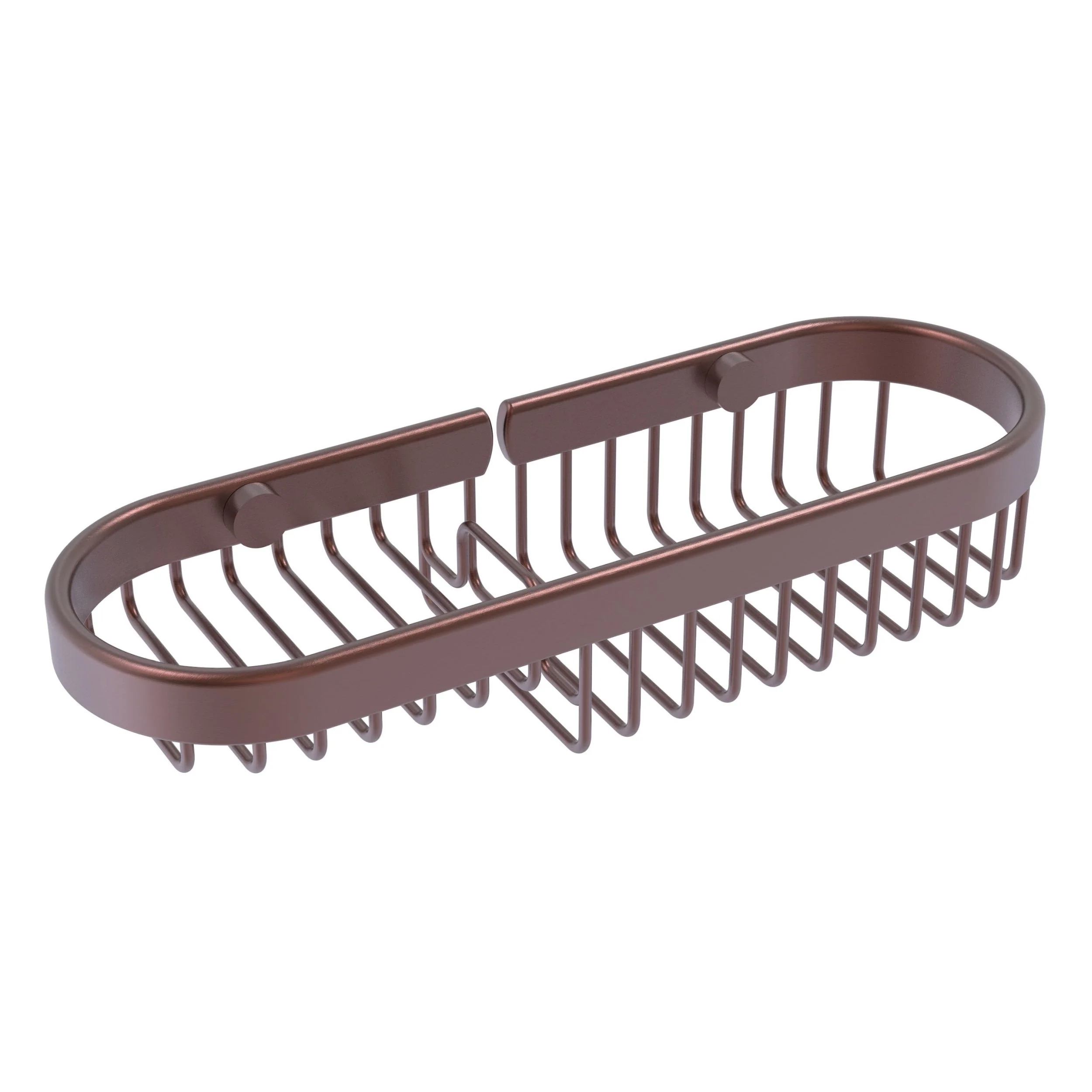 Allied Brass Combination Wire Basket in Antique Bronze