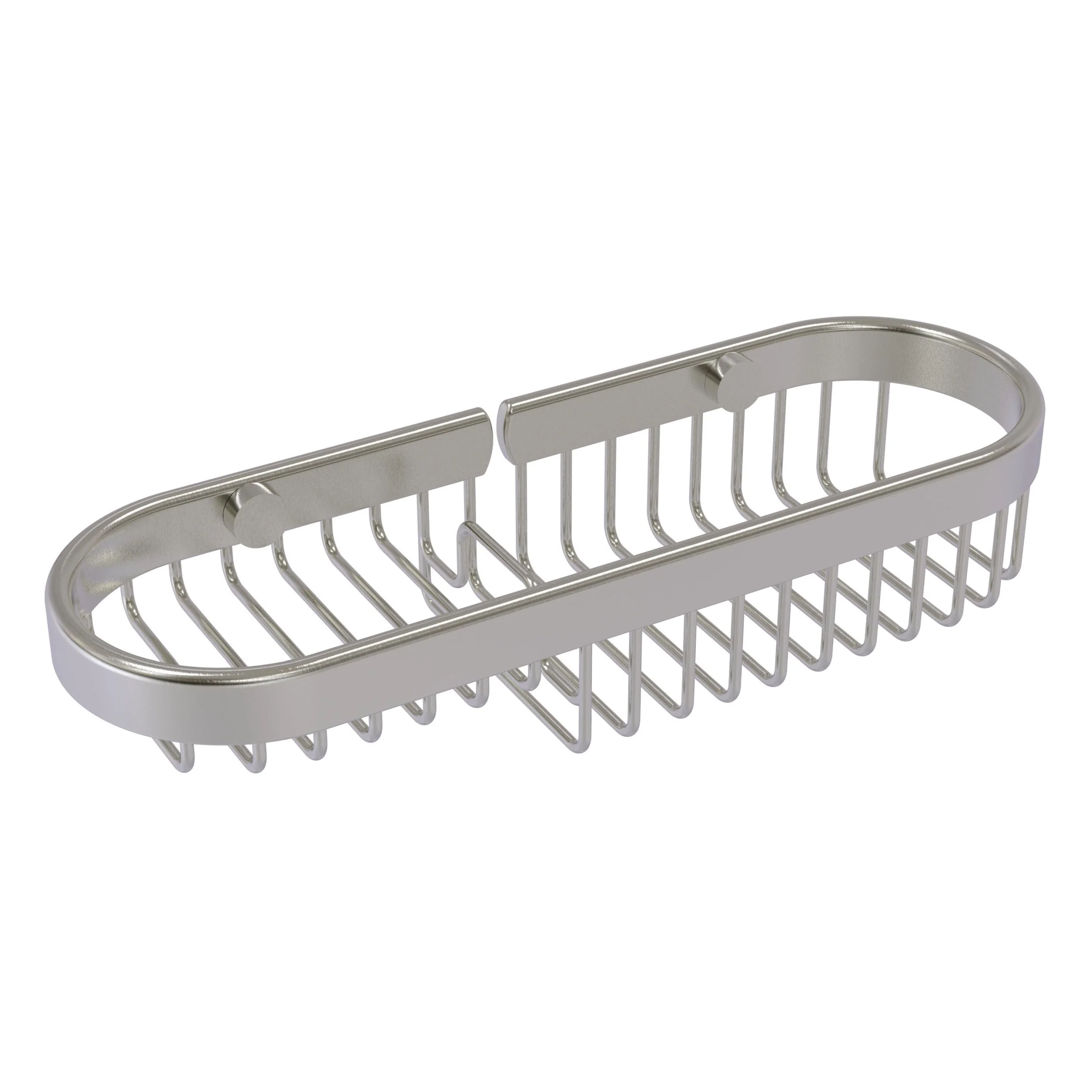 Allied Brass Combination Wire Basket in Unlacquered Brass