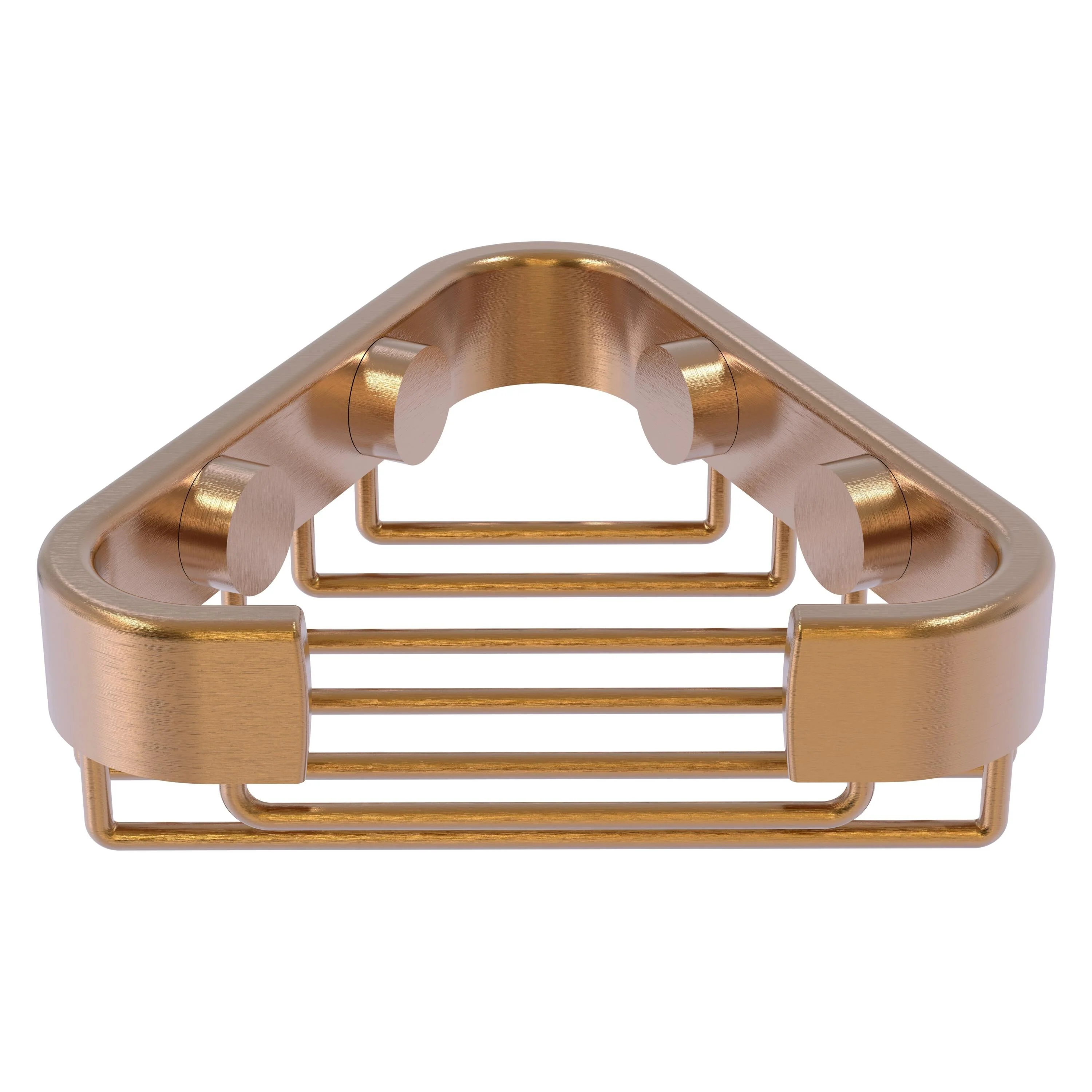 Allied Brass Corner Soap Basket in Antique Copper, 4.4 x 1.3 x 4.4 in - Image 3