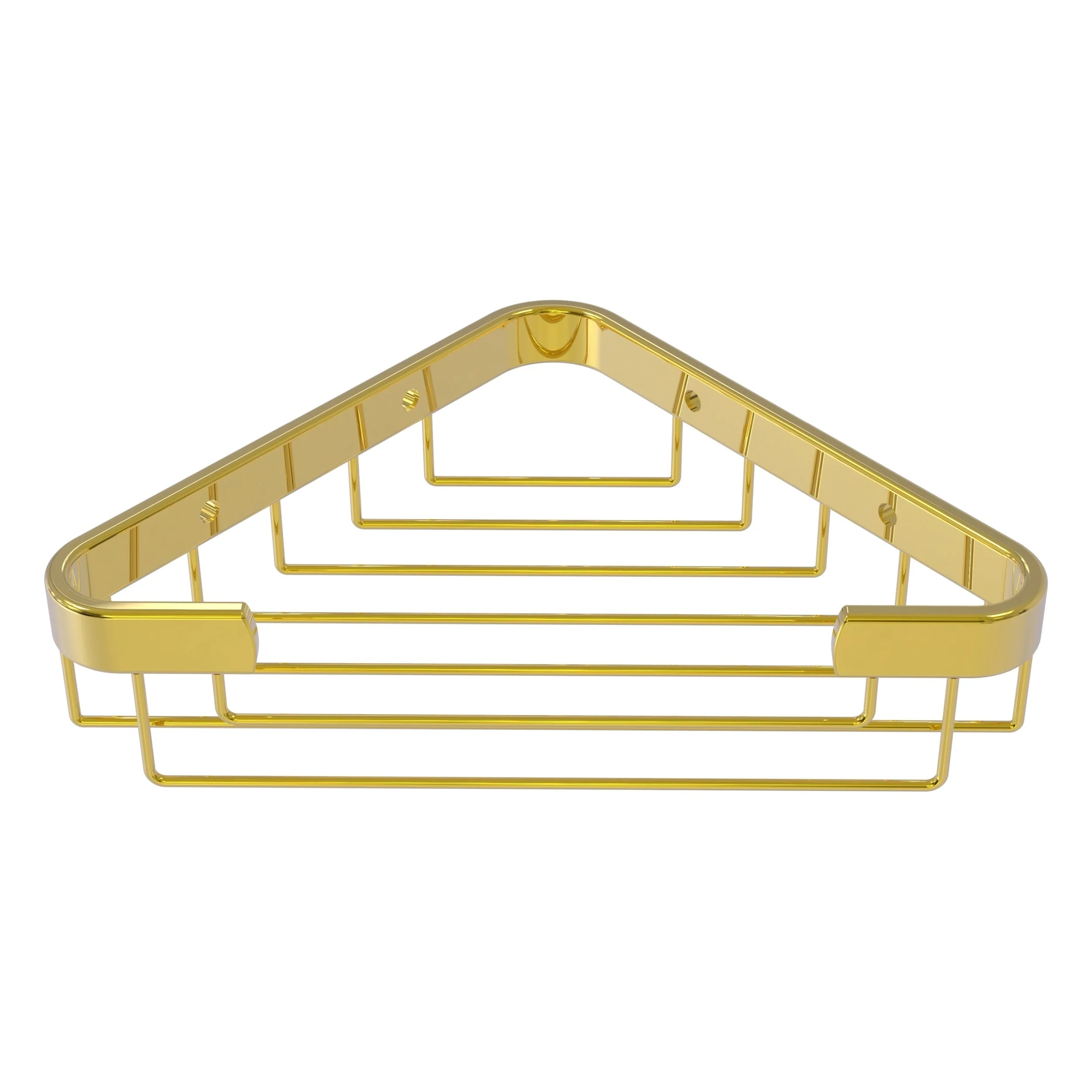 Allied Brass Corner Toiletry Shower Basket in Satin Chrome, 9.8 x 3.1 x 6.2 in. - Image 8