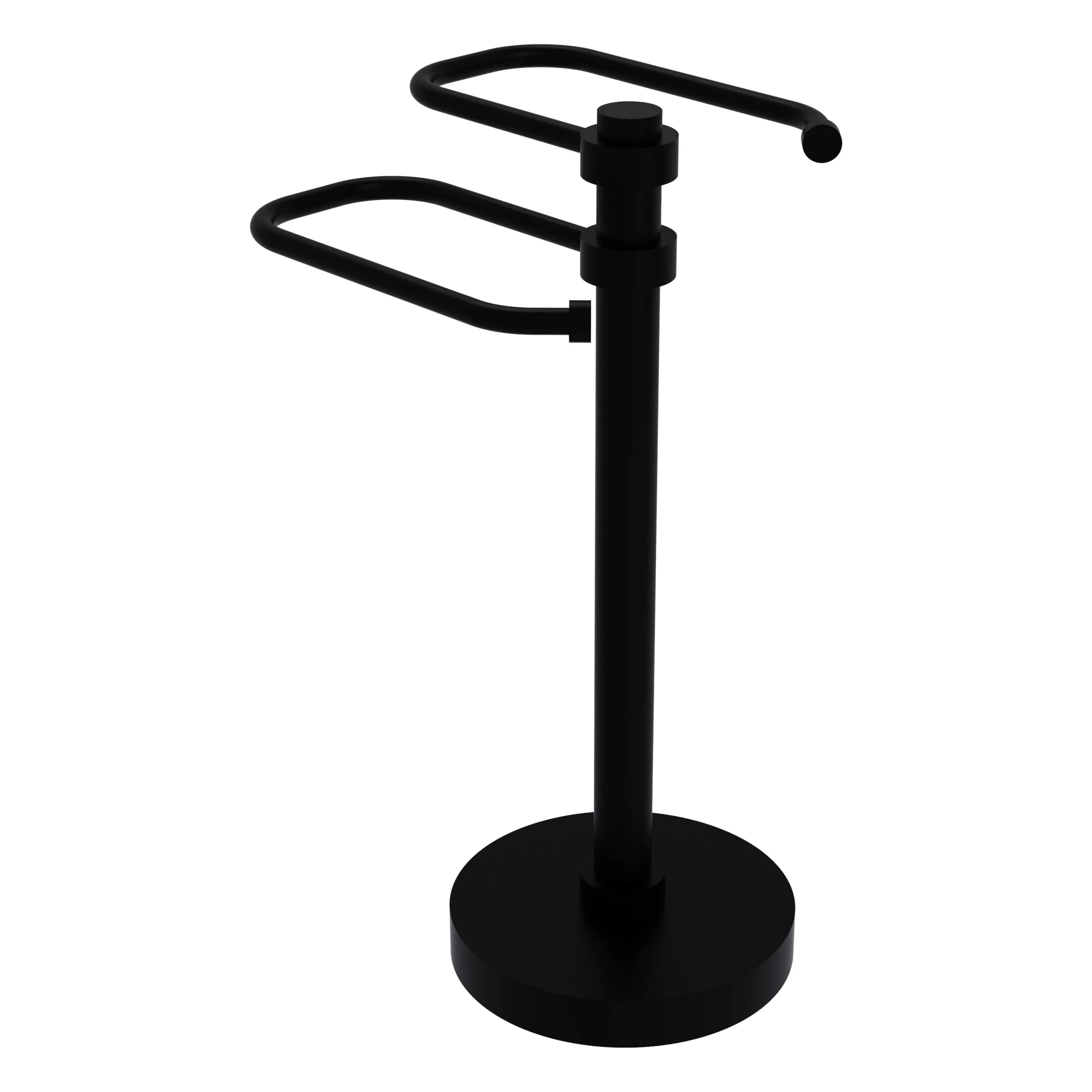Allied Brass Free Standing Two Arm Guest Towel Holder in Antique Bronze - Image 2