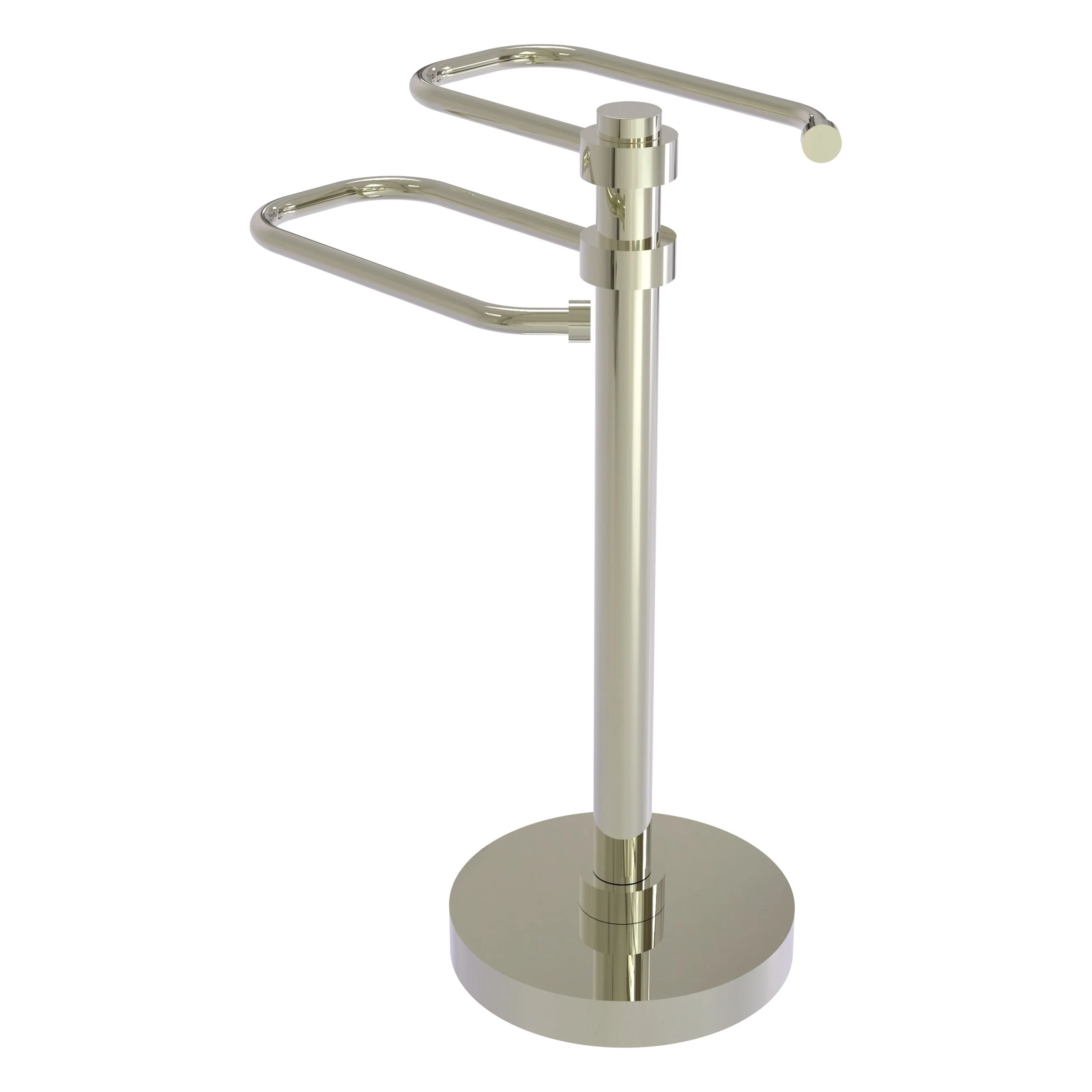 Allied Brass Free Standing Two Arm Guest Towel Holder in Matte Gray - Image 6