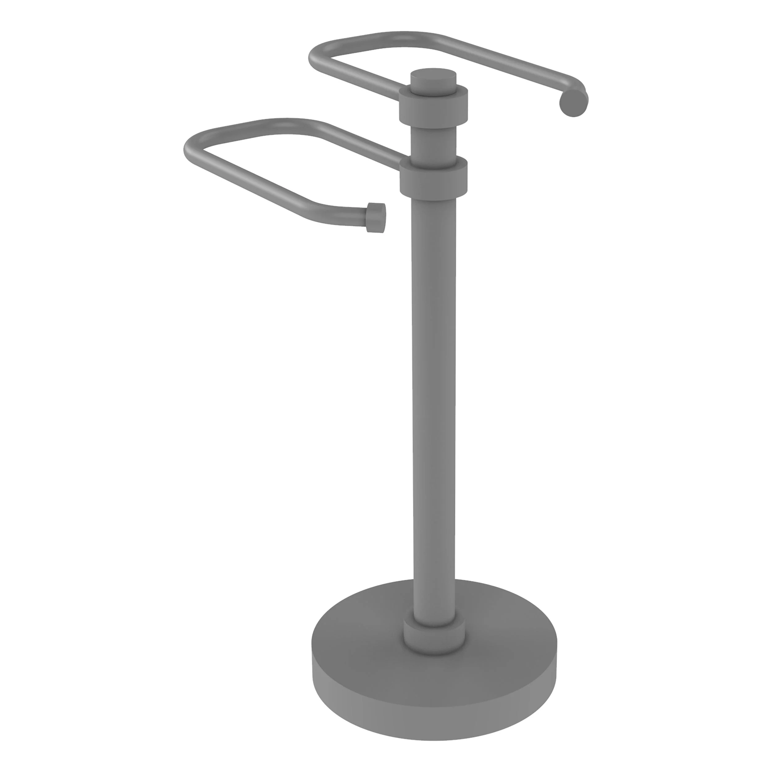 Allied Brass Free Standing Two Arm Guest Towel Holder in Polished Chrome - Image 3