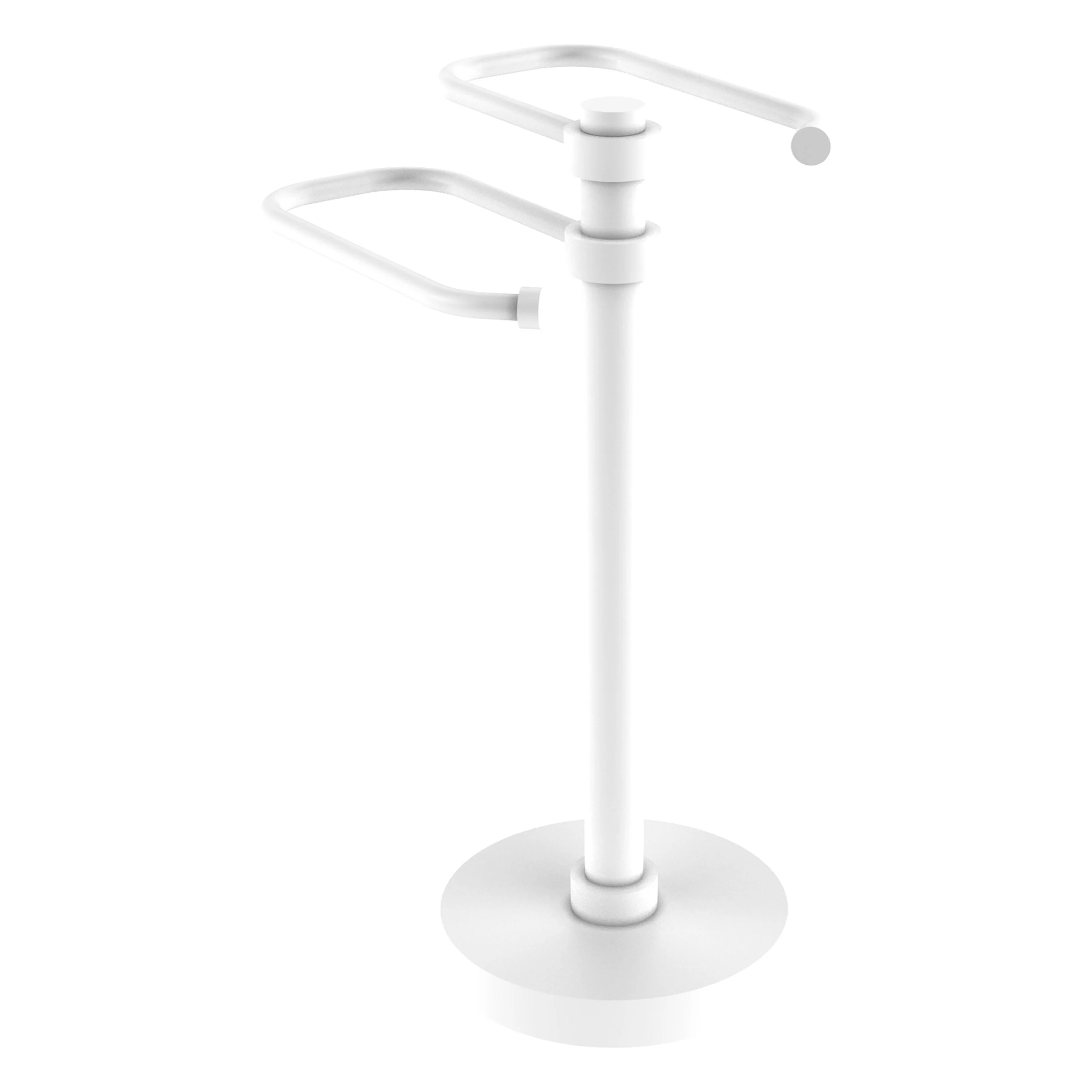 Allied Brass Free Standing Two Arm Guest Towel Holder in Polished Chrome - Image 7