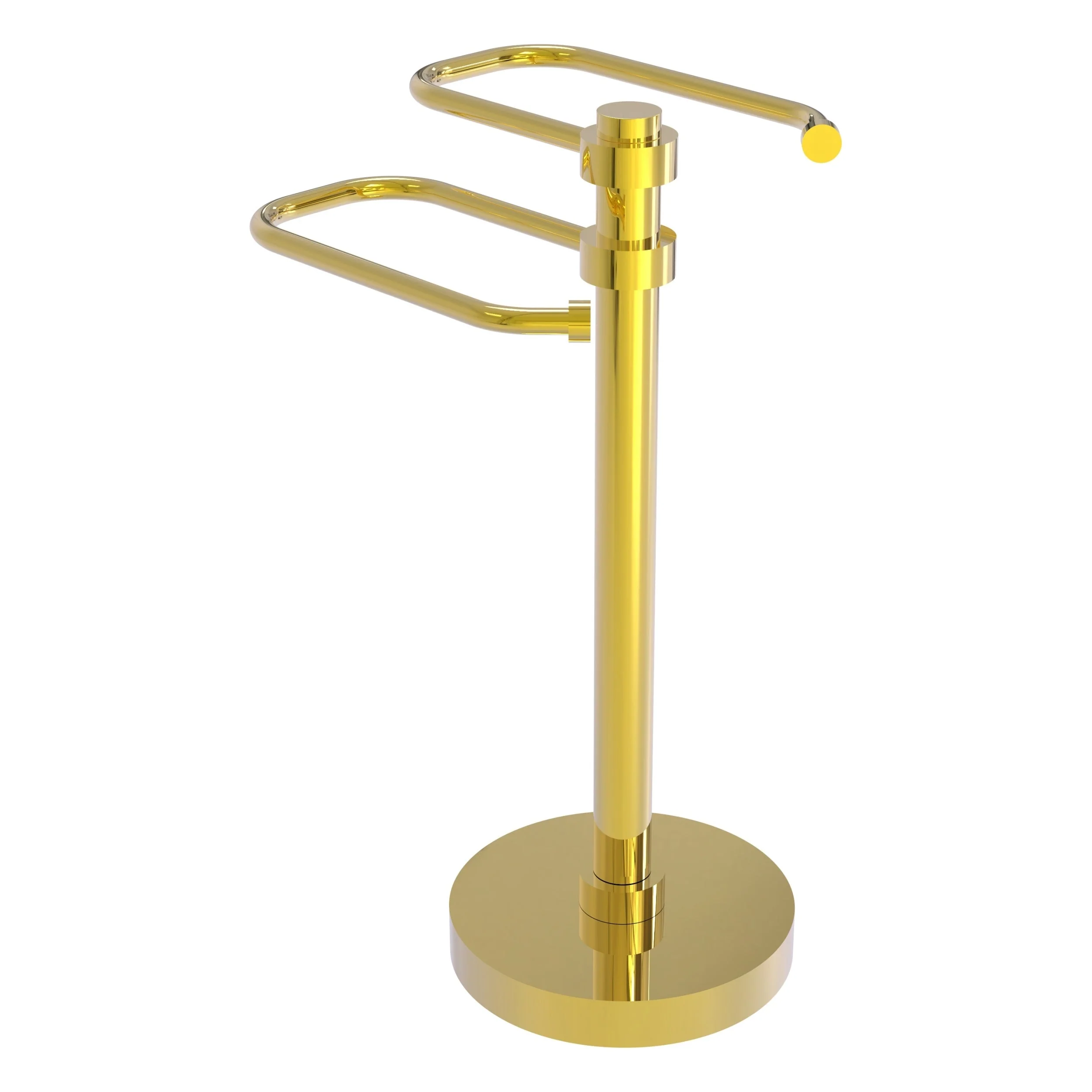Allied Brass Free Standing Two Arm Guest Towel Holder in Venetian Bronze - Image 4