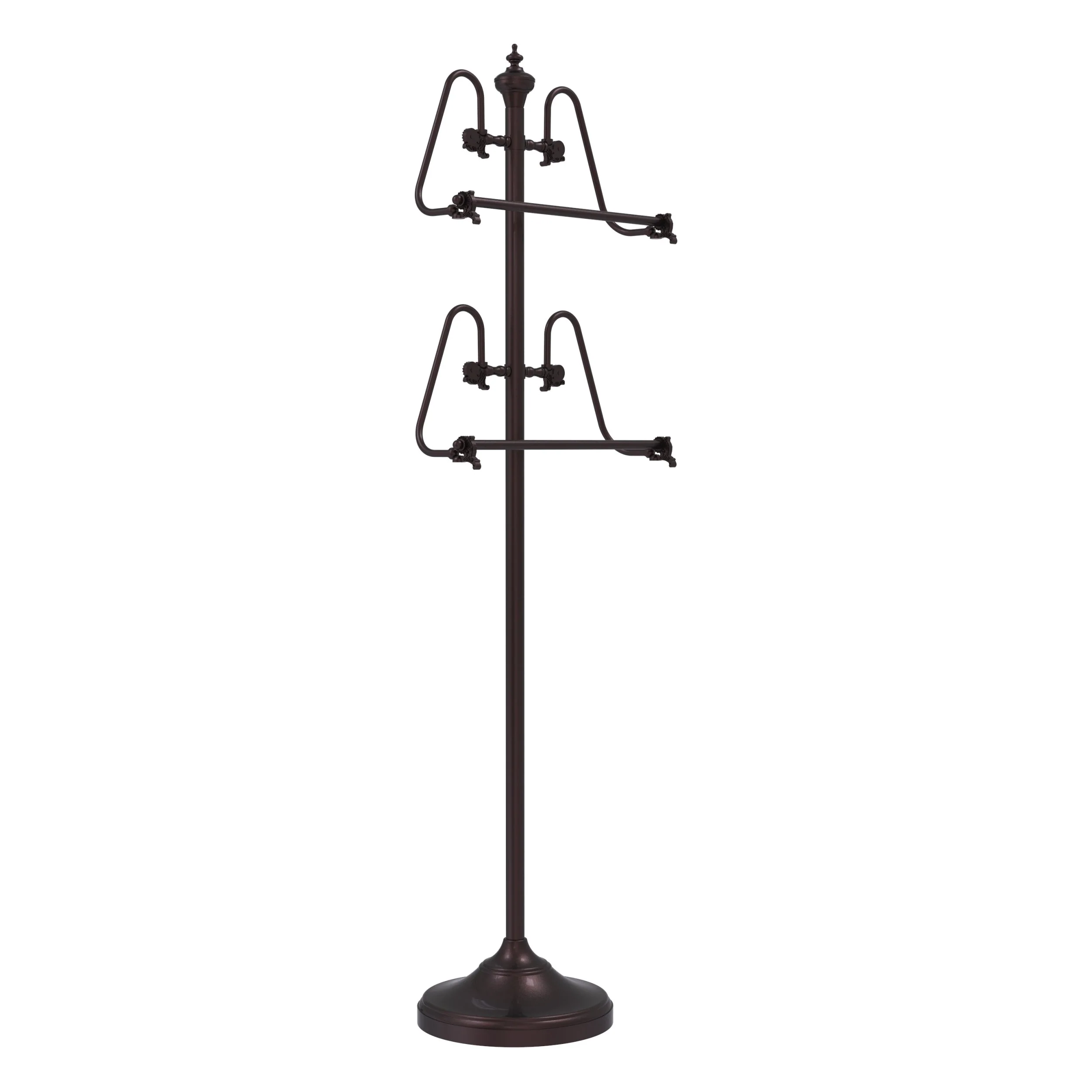 Allied Brass Freestanding 49-in Towel Stand in Brushed Bronze
