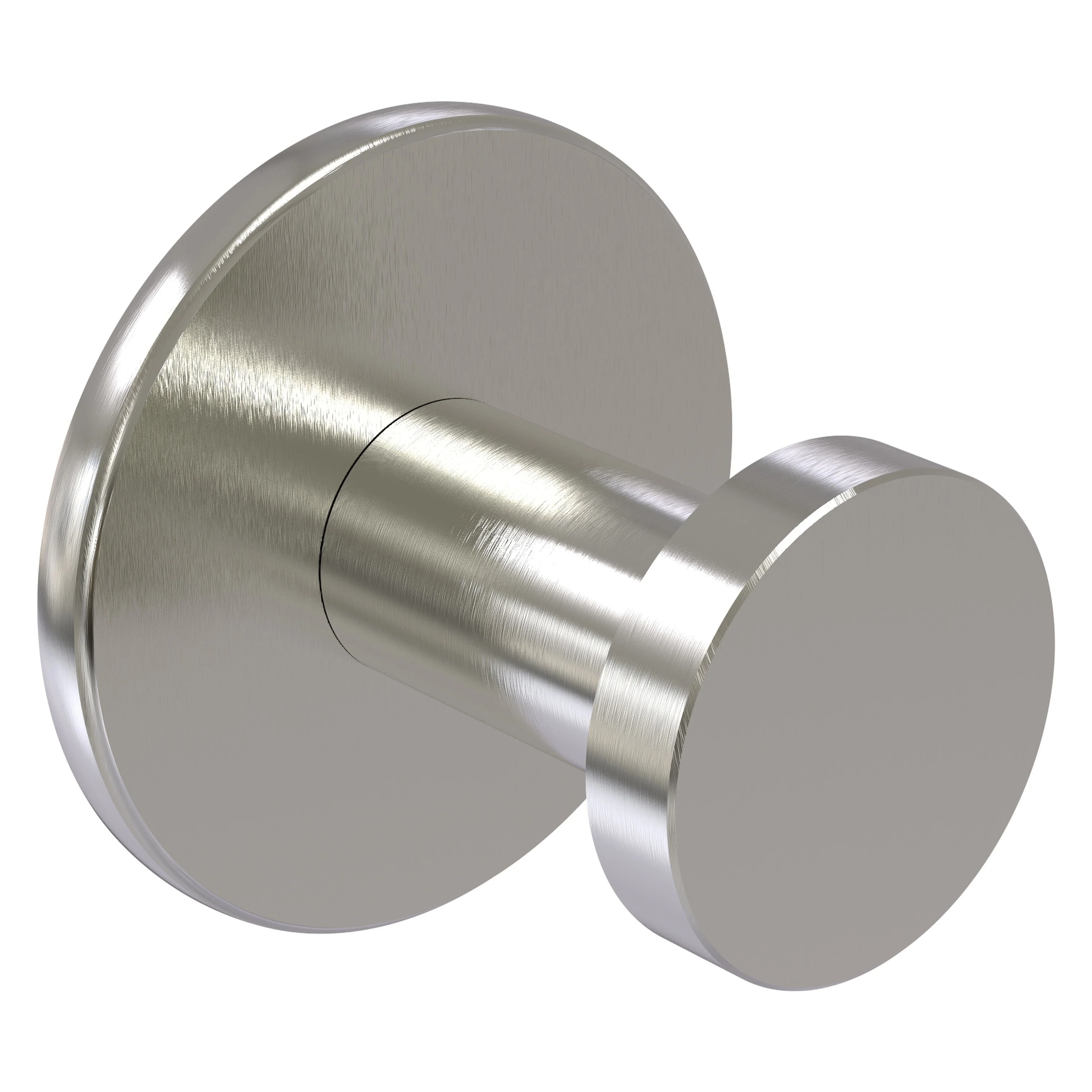 Allied Brass Fresno Single Hook Satin Nickel Towel Hook