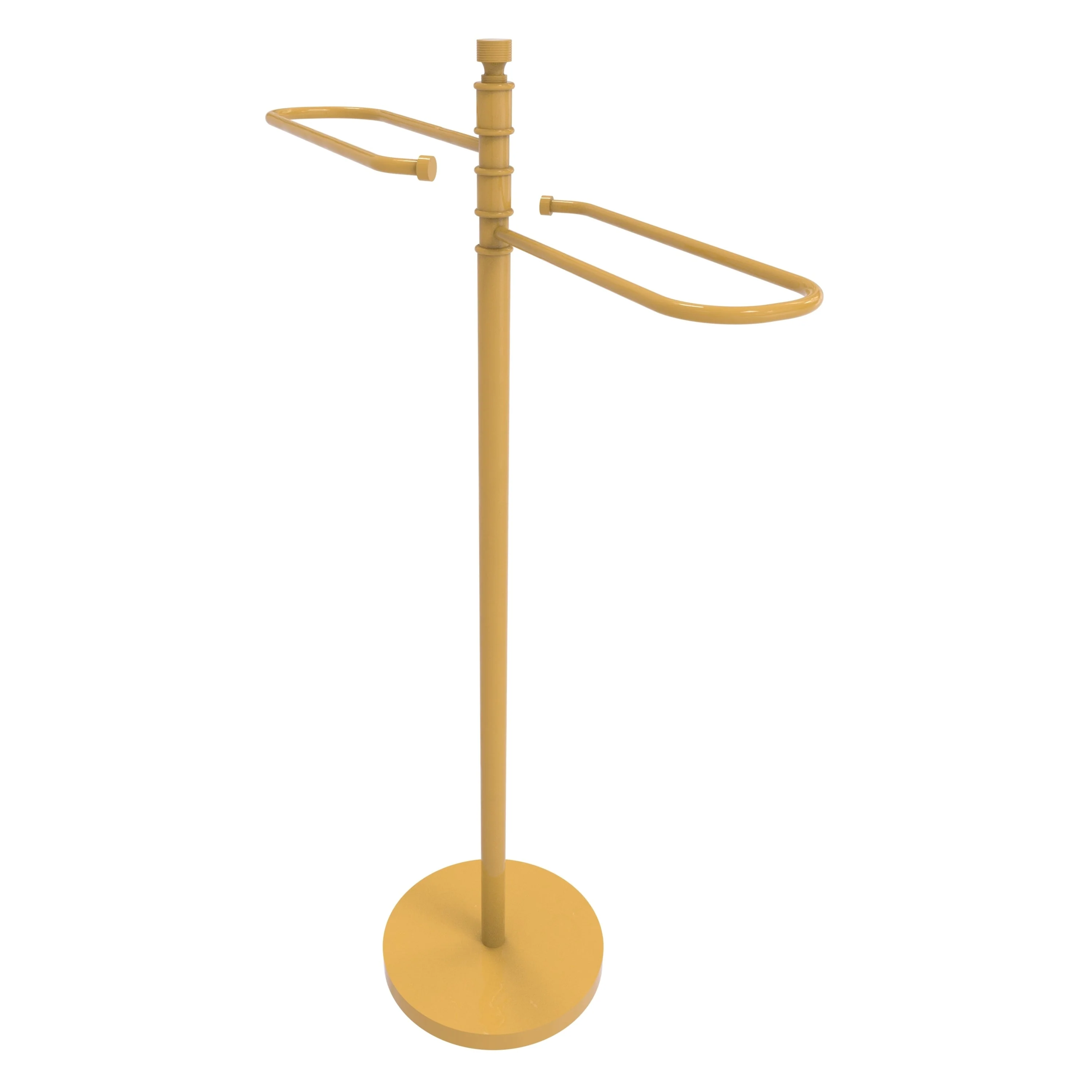 Allied Brass Matte Gray Freestanding Towel Rack, 21.5 x 35 x 8.5 in - Image 6