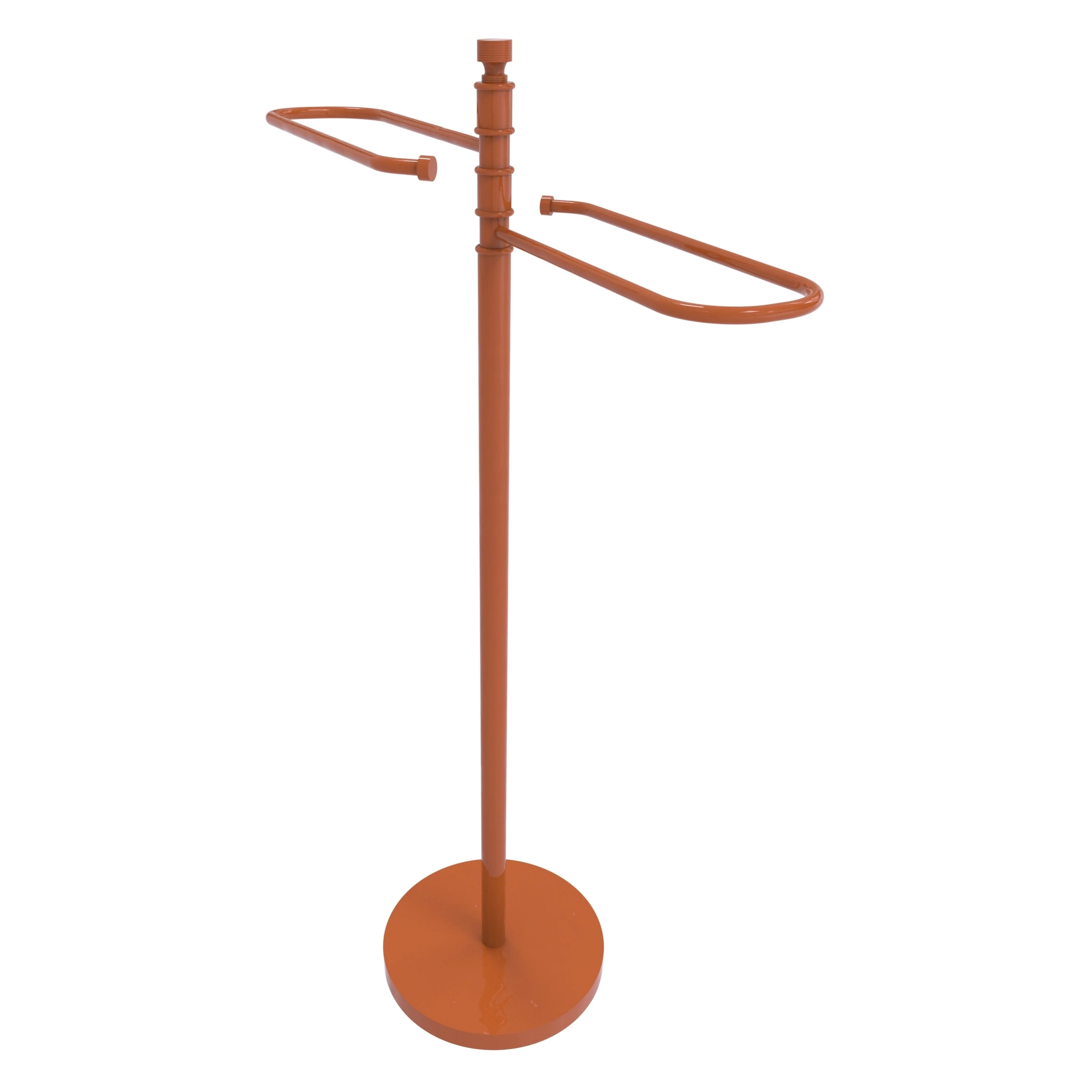 Allied Brass Matte Gray Freestanding Towel Rack, 21.5 x 35 x 8.5 in - Image 7