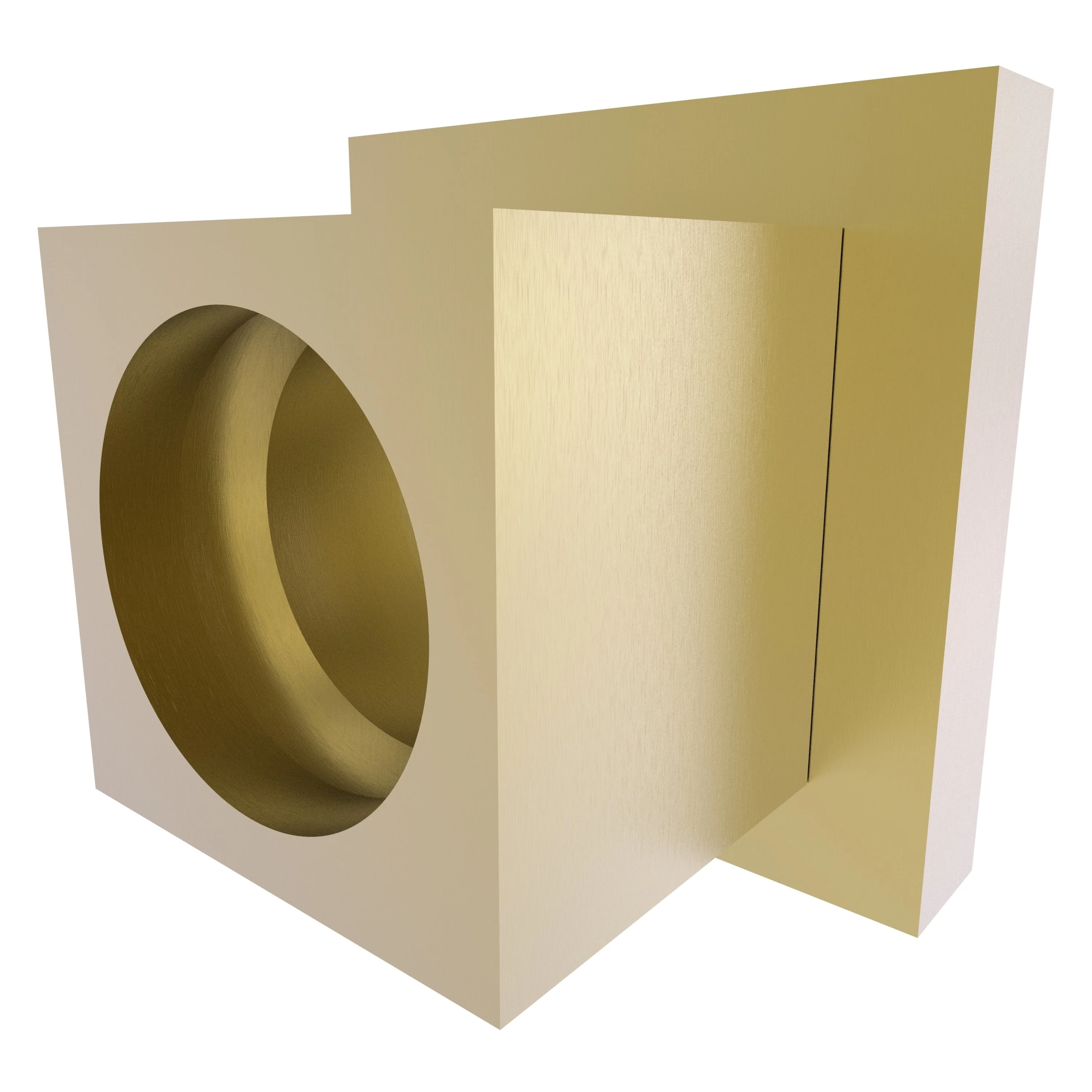 Allied Brass Montero Collection Shower Rod Brackets in Matte Black - Image 8