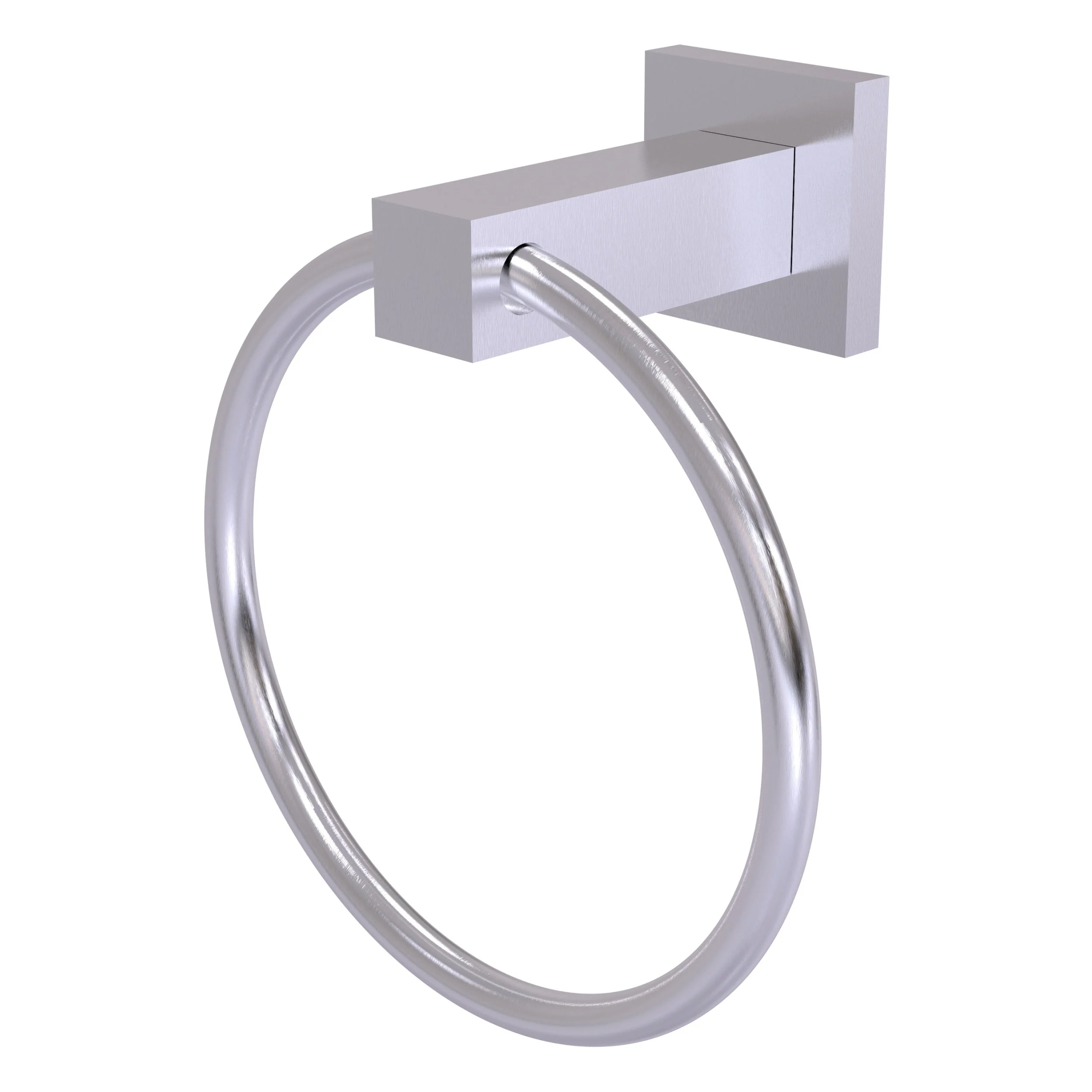 Allied Brass Montero Matte Black Wall Mount Towel Ring, 6-inch - Image 7
