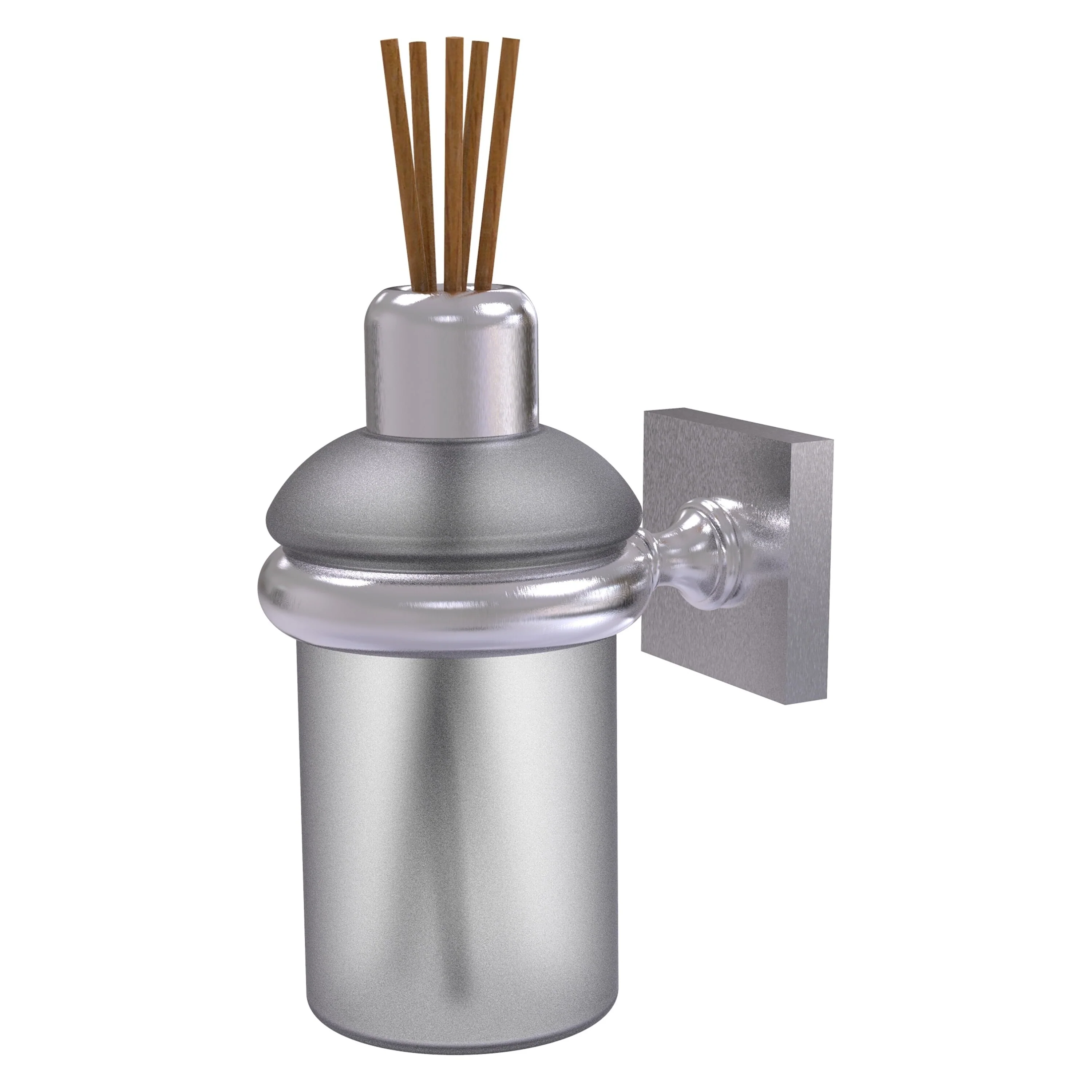 Allied Brass Montero Satin Chrome Brass Bath Accessory Set, 2-Piece