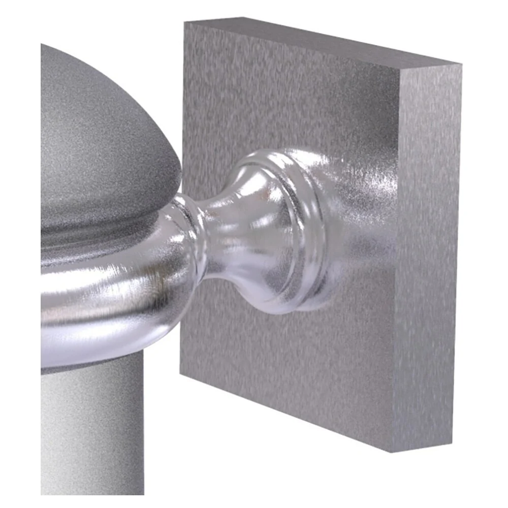 Allied Brass Montero Satin Chrome Brass Bath Accessory Set, 2-Piece - Image 2