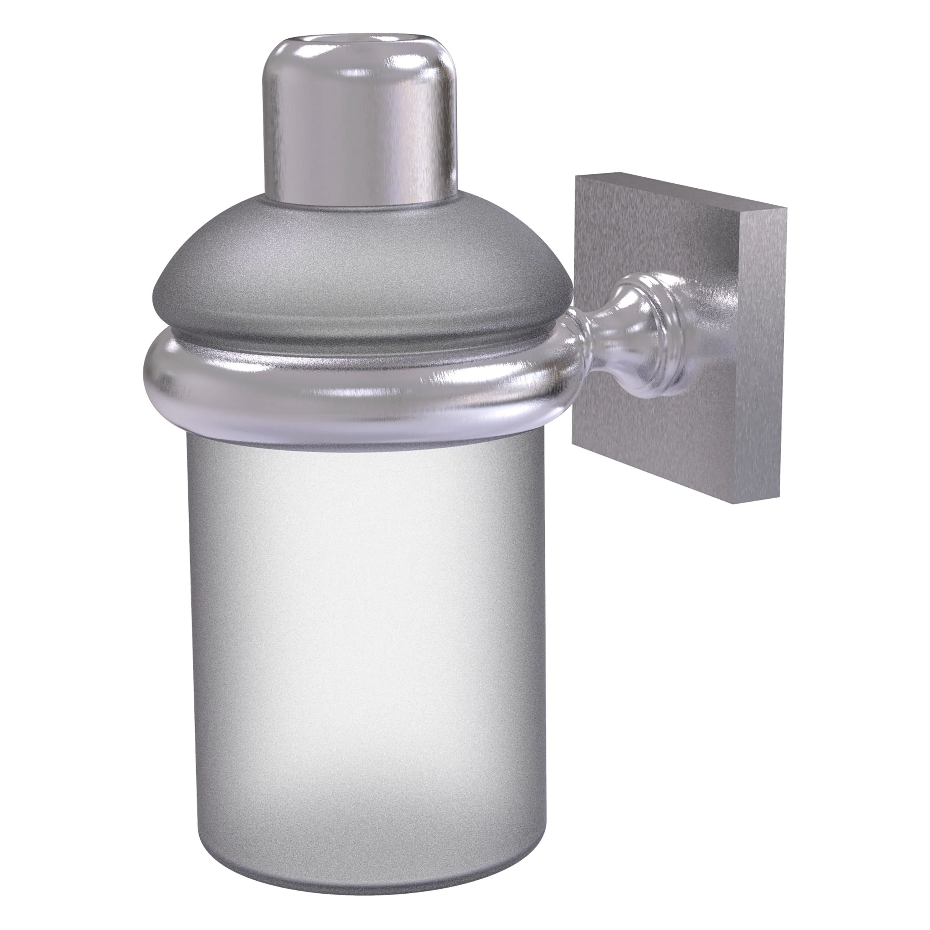 Allied Brass Montero Satin Chrome Brass Bath Accessory Set, 2-Piece - Image 3
