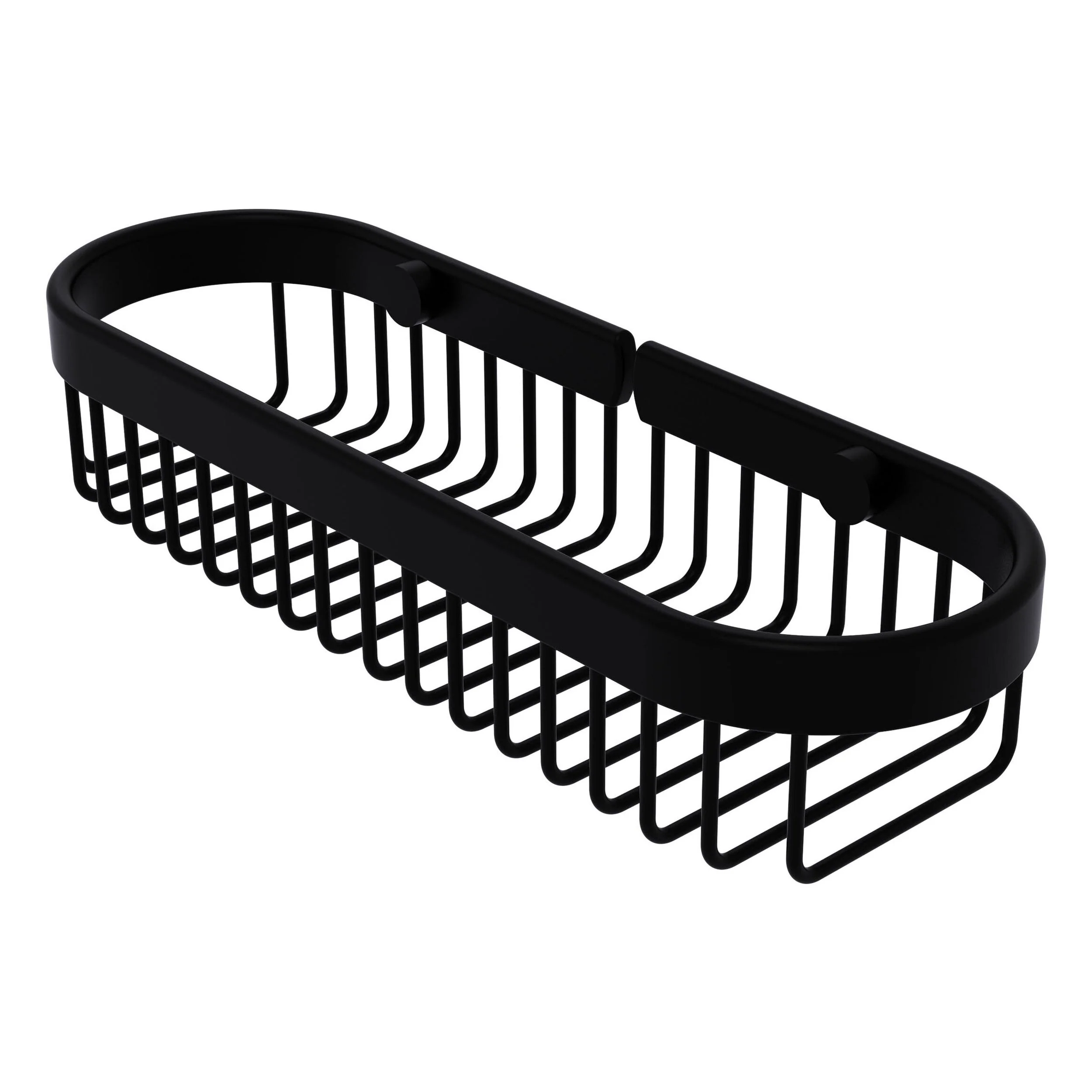 Allied Brass Oval Toiletry Wire Basket in Satin Brass, 11 x 2.2 x 3.6 in - Image 4