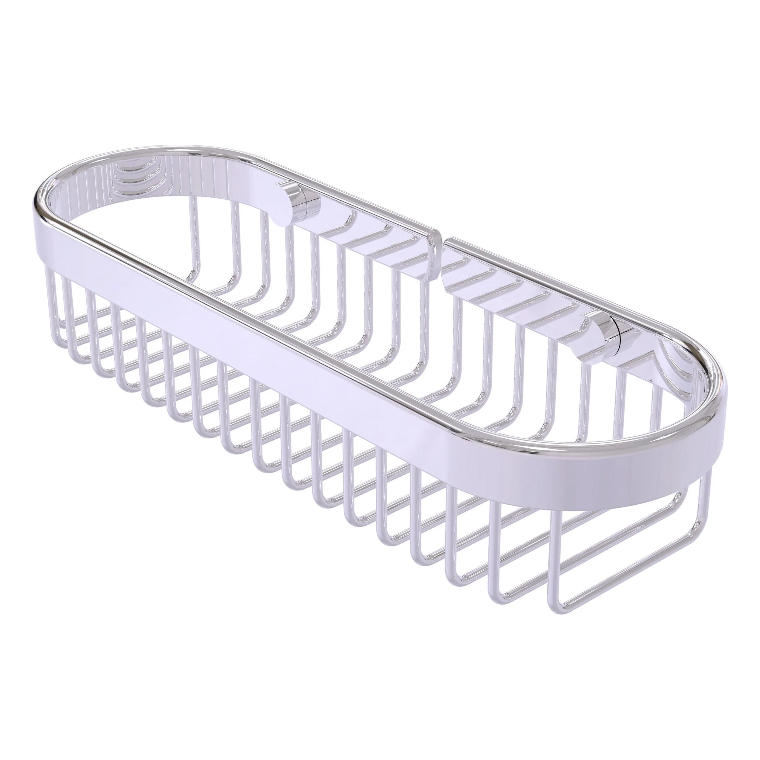 Allied Brass Oval Toiletry Wire Basket in Satin Brass, 11 x 2.2 x 3.6 in - Image 7