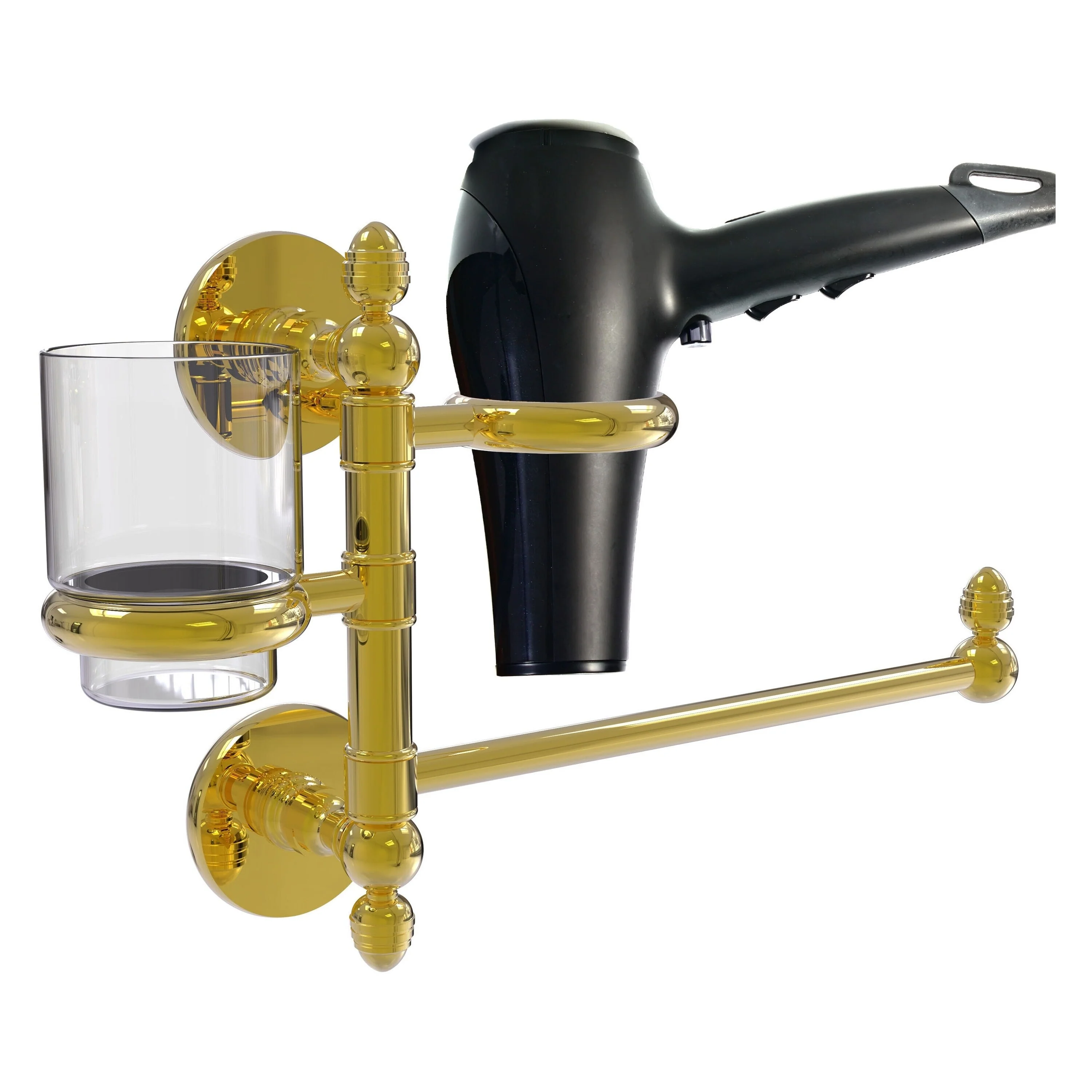 Allied Brass Prestige Skyline Polished Brass Bath Accessory Set