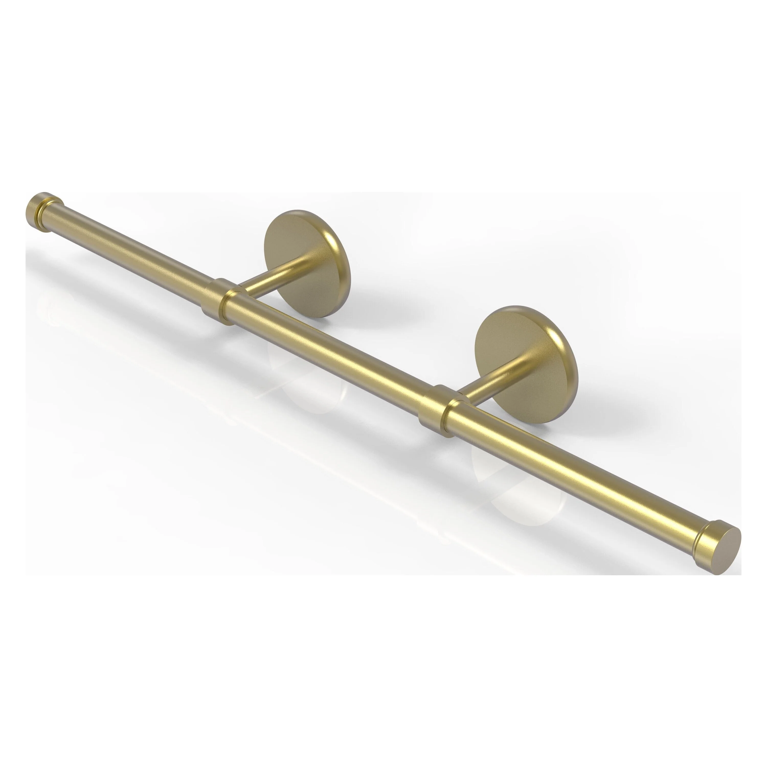 Allied Brass Prestige Skyline Satin Brass Wall Mount Towel Rack, 22-in