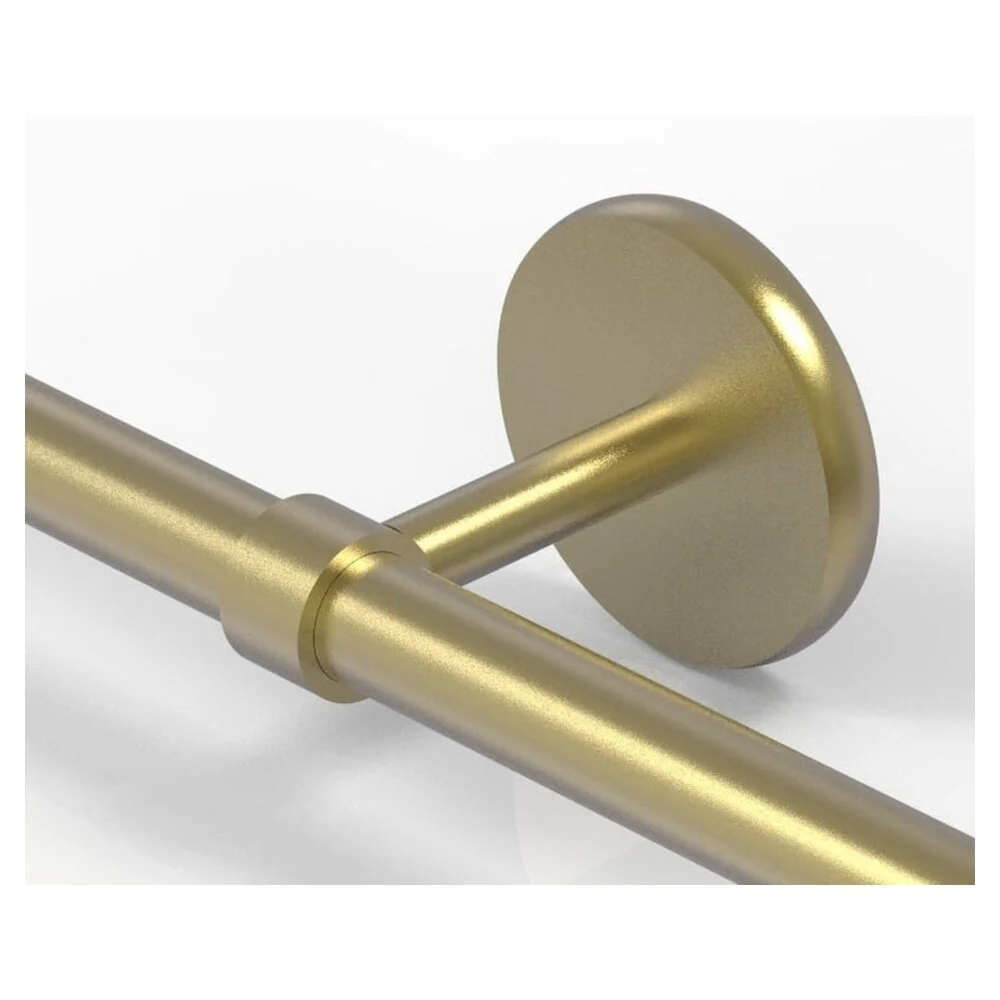 Allied Brass Prestige Skyline Satin Brass Wall Mount Towel Rack, 22-in - Image 2