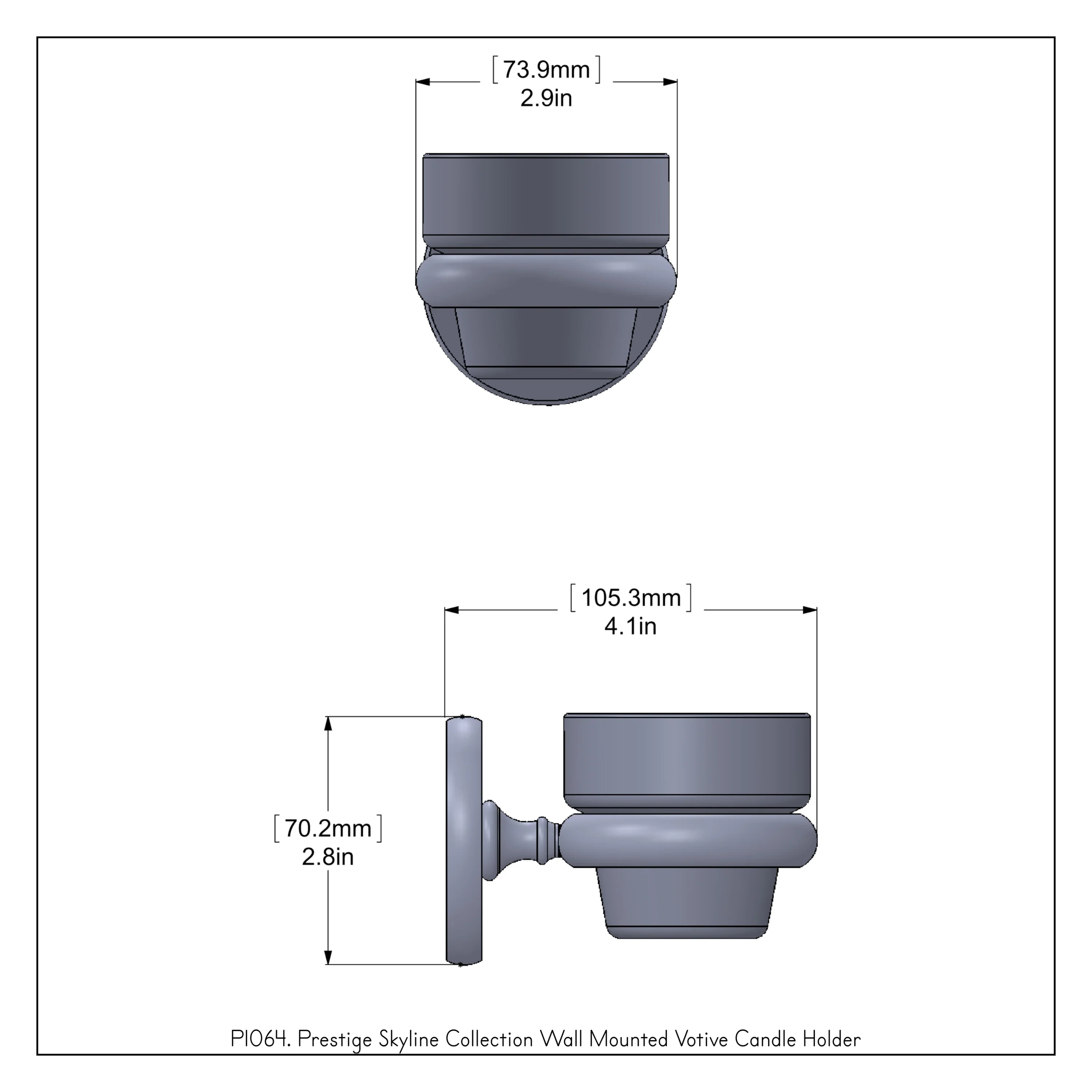 Allied Brass Prestige Skyline Venetian Bronze Brass Bath Accessory Set - Image 3