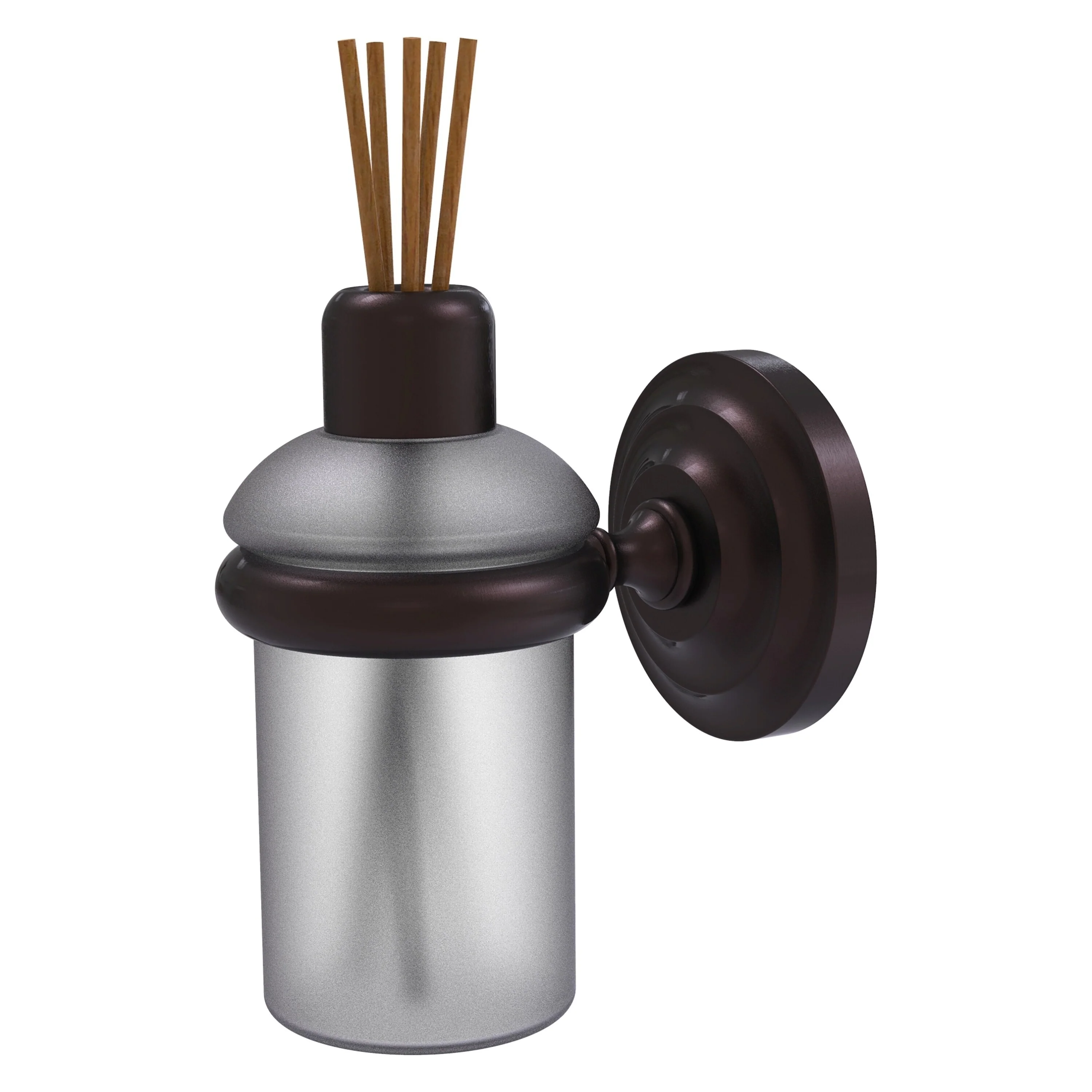 Allied Brass Que New Antique Bronze Wall-Mounted Reed Diffuser Holder Set