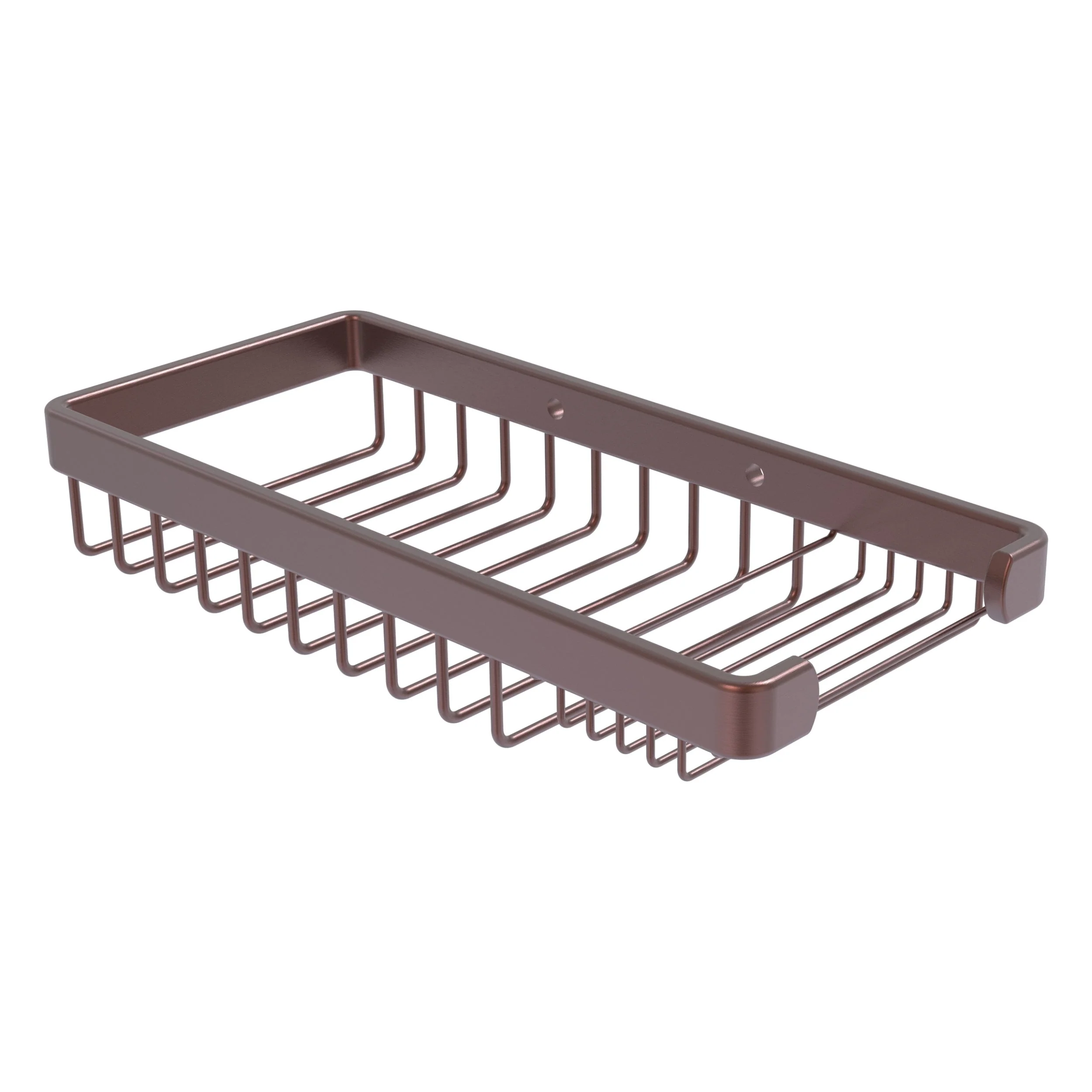 Allied Brass Rectangular Combination Shower Basket in Brushed Bronze - Image 4