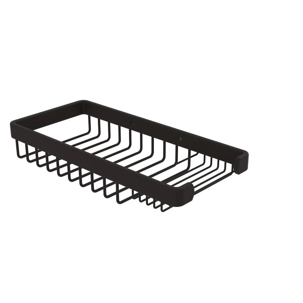 Allied Brass Rectangular Combination Shower Basket in Oil Rubbed Bronze