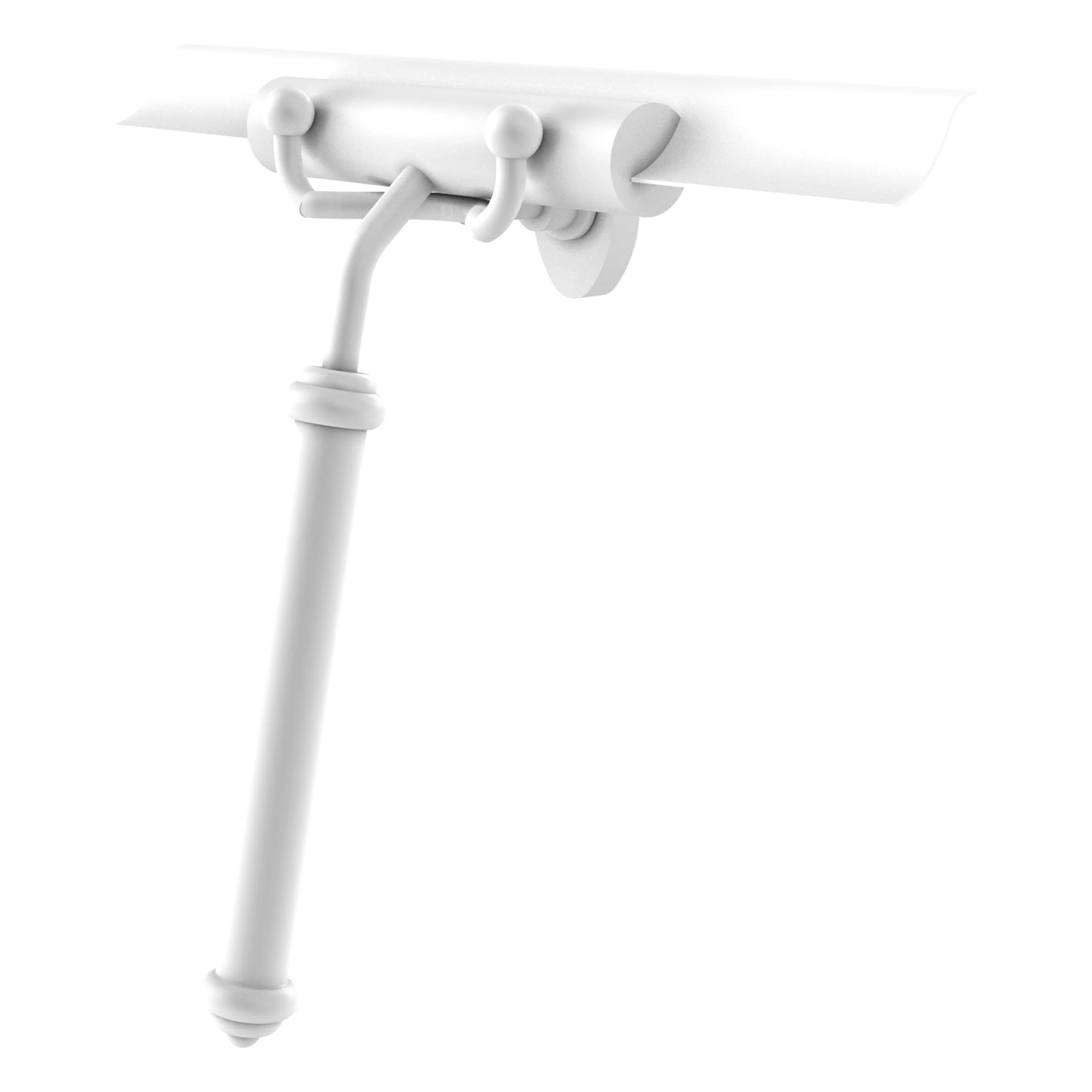 Allied Brass Shower Squeegee with Smooth Handle – Polished Brass Finish, Solid Brass, 10 x 15 x 10 in - Image 7