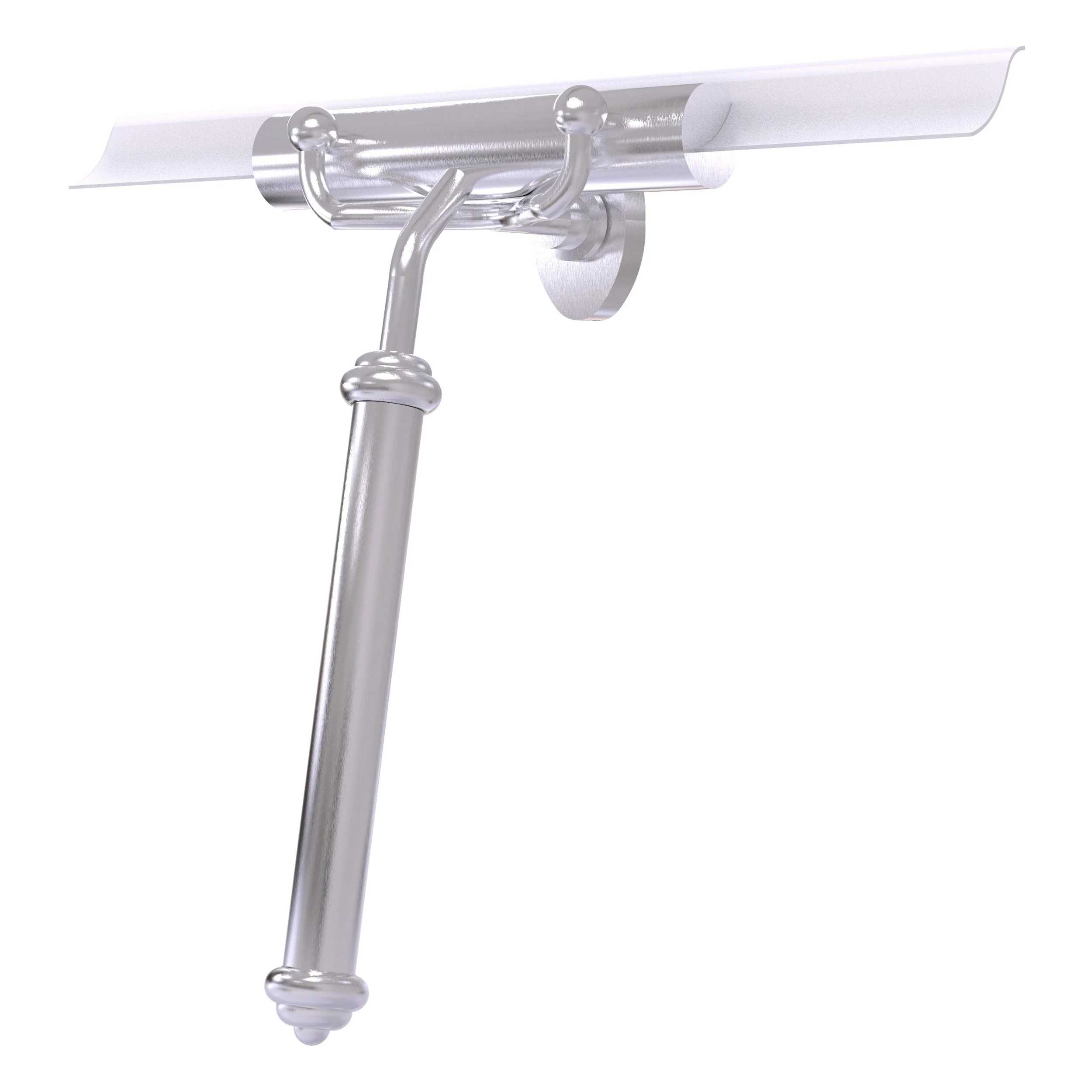 Allied Brass Shower Squeegee with Smooth Handle – Solid Brass, Matte Black Finish - Image 5
