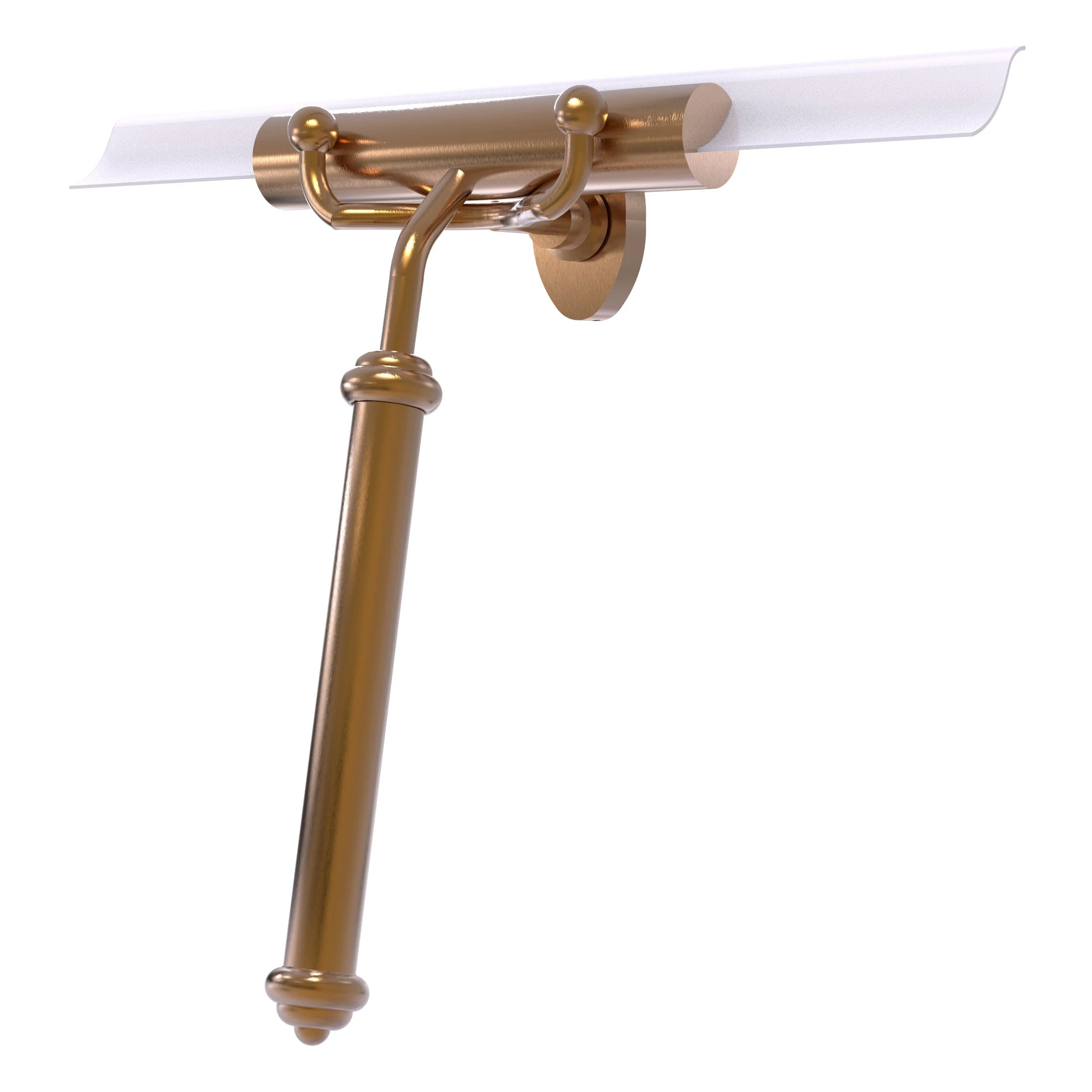 Allied Brass Shower Squeegee with Smooth Handle, Solid Brass, Multiple Finishes - Image 2