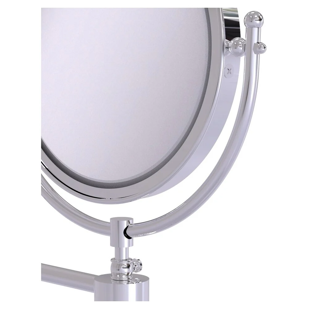 Allied Brass Soho 8-in x 15-in Polished Chrome Double-Sided Magnifying Wall-Mounted Vanity Mirror - Image 3