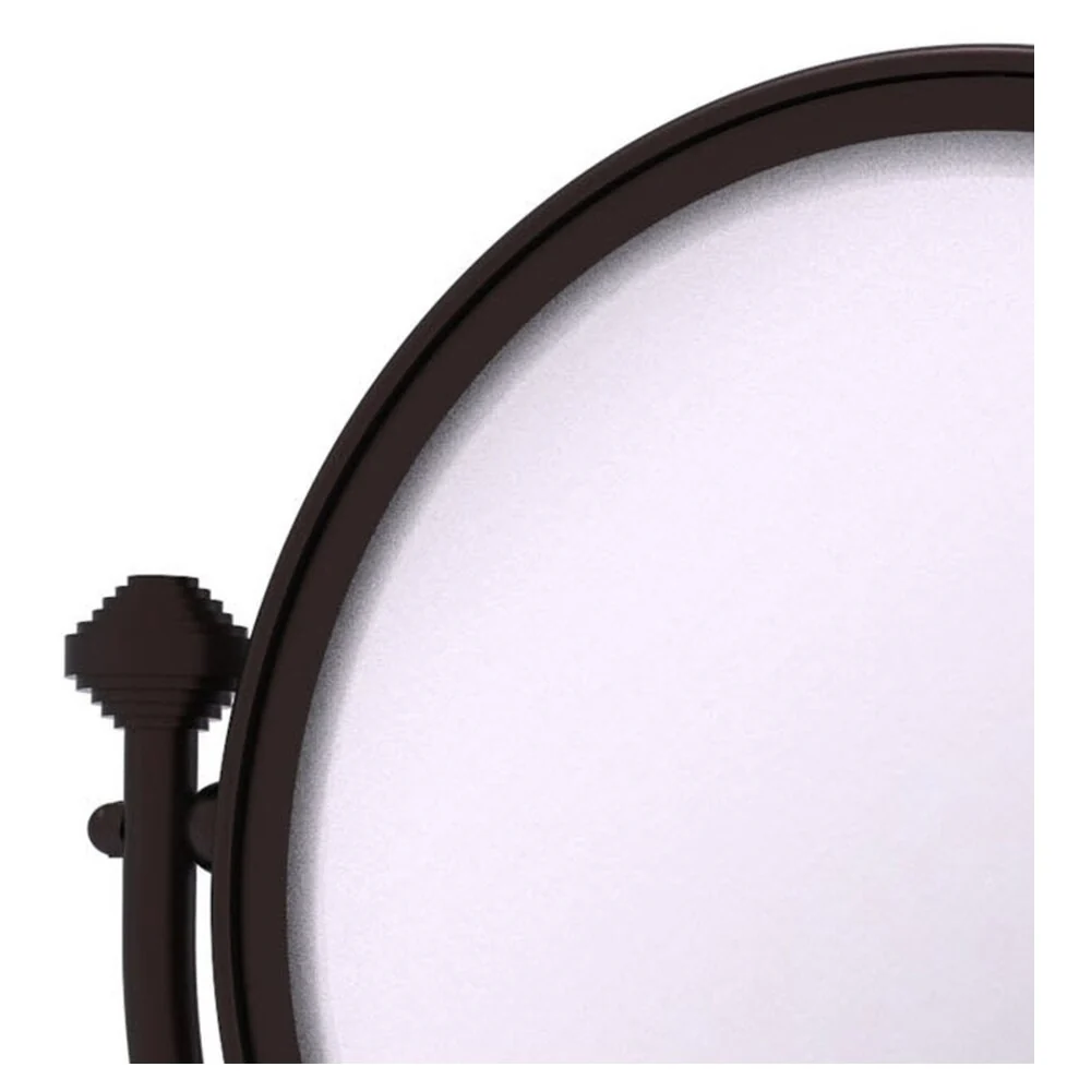 Allied Brass Southbeach 8-in x 16-in Antique Brass Double-Sided Magnifying Wall-Mounted Vanity Mirror - Image 3
