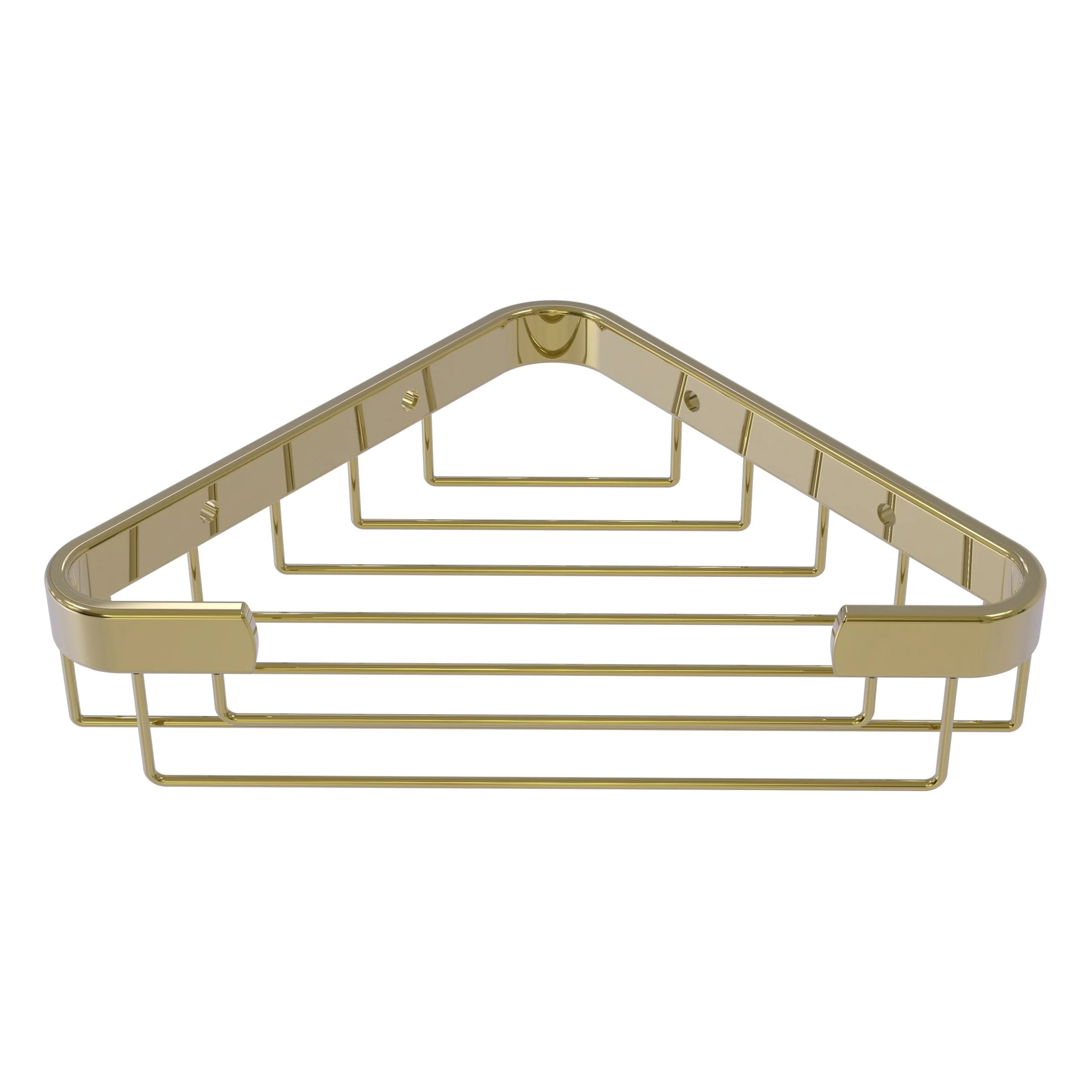 Allied Brass Toiletry Corner Shower Basket in Antique Brass