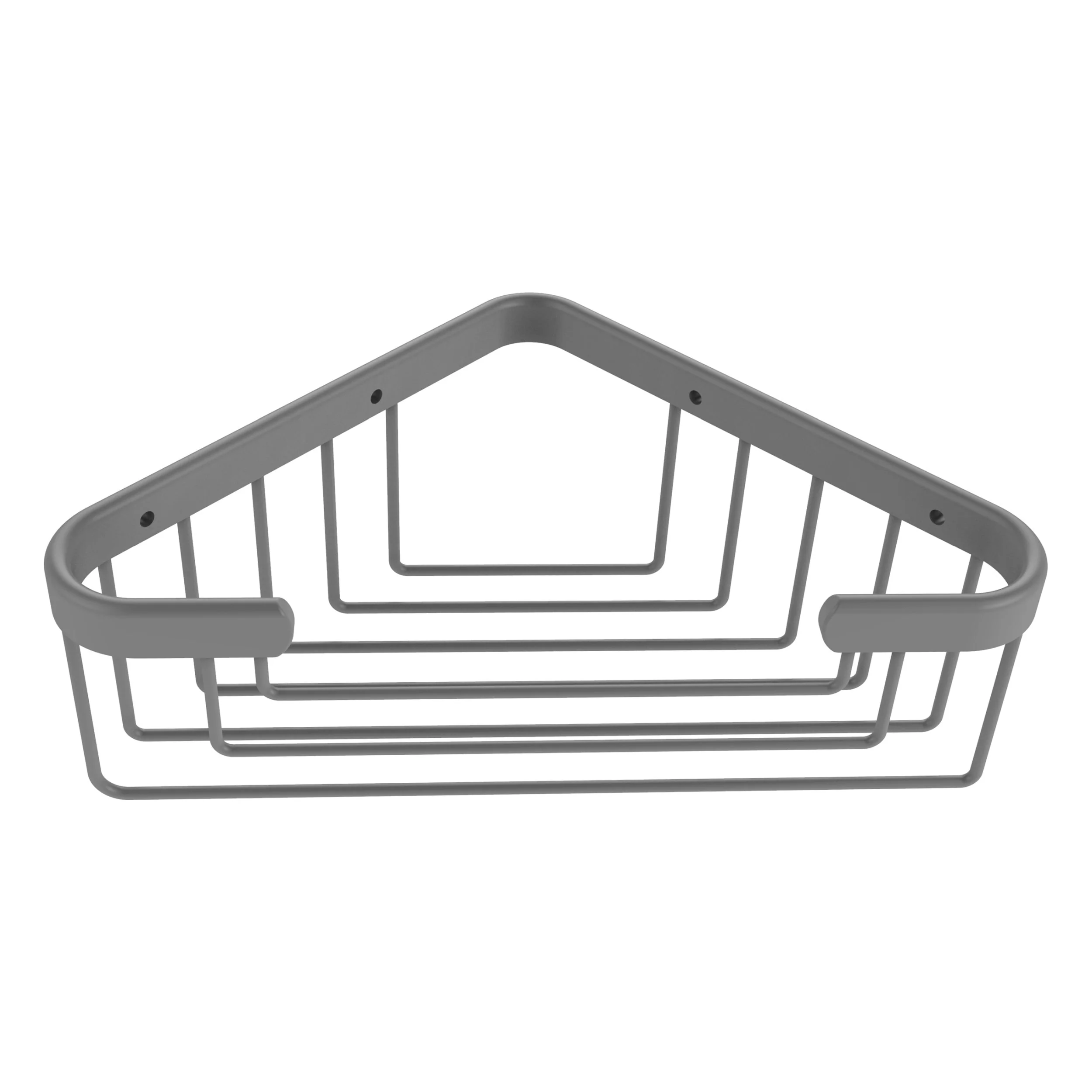 Allied Brass Toiletry Corner Shower Basket in Matte White, 9.8 x 3.1 x 6.2 in - Image 6