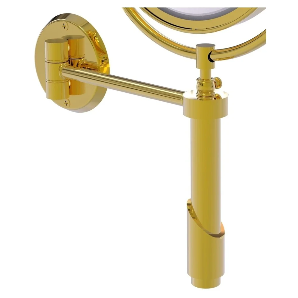 Allied Brass Tribecca 8-in x 15-in Polished Chrome Double-Sided Magnifying Wall-Mounted Vanity Mirror - Image 3
