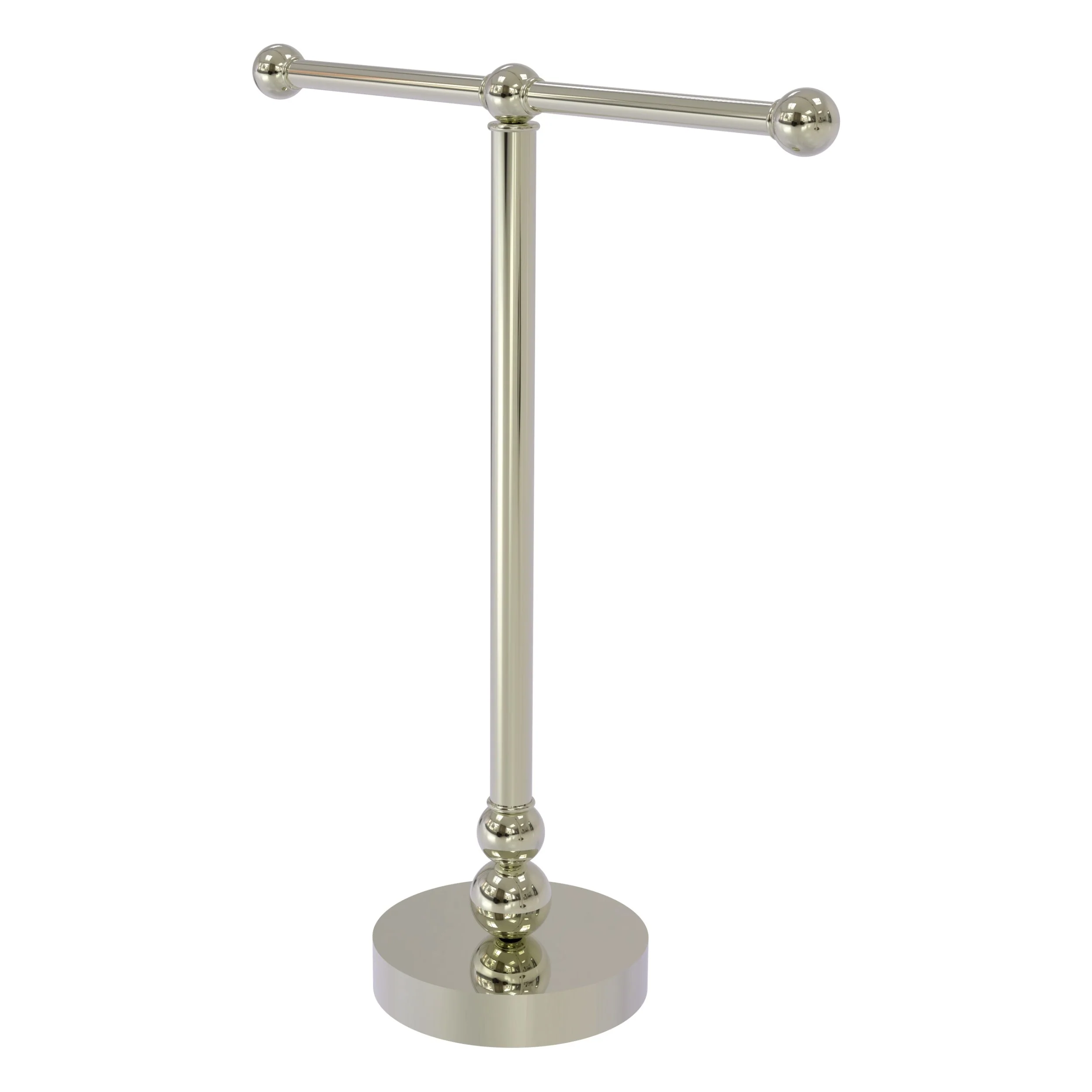 Allied Brass Vanity Top 2-Arm Guest Towel Holder – Satin Chrome Finish - Image 8