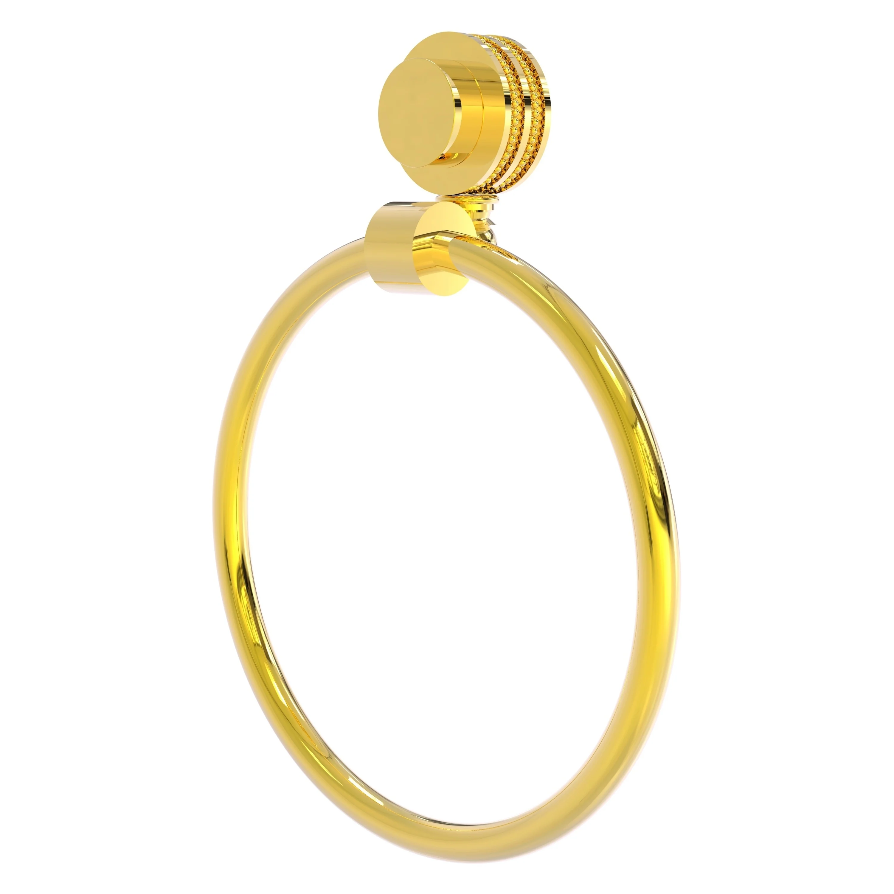 Allied Brass Venus Polished Brass Wall Mount Towel Ring