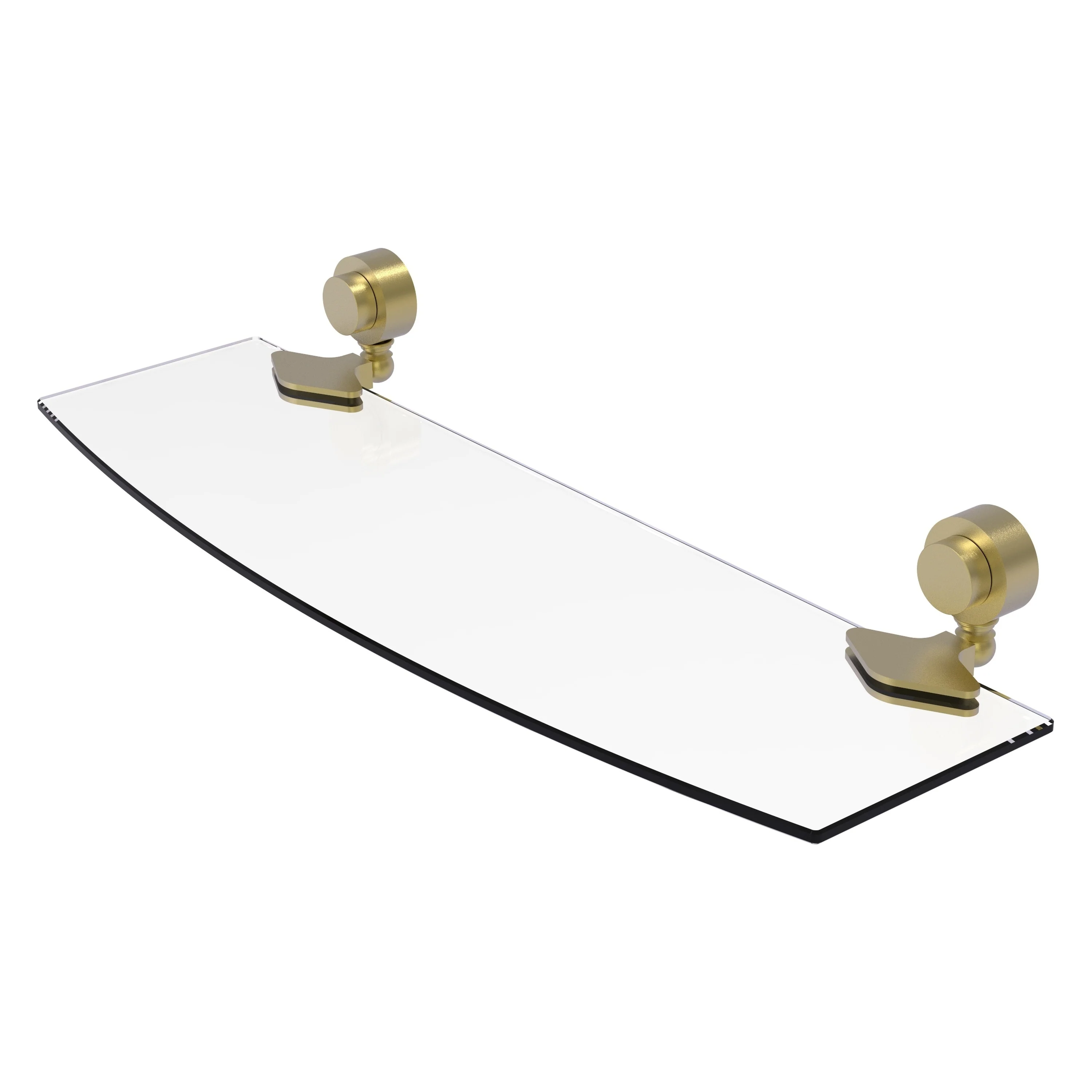 Allied Brass Venus Satin Brass 1-Tier Wall-Mount Bathroom Shelf, 18 x 5 x 2 in