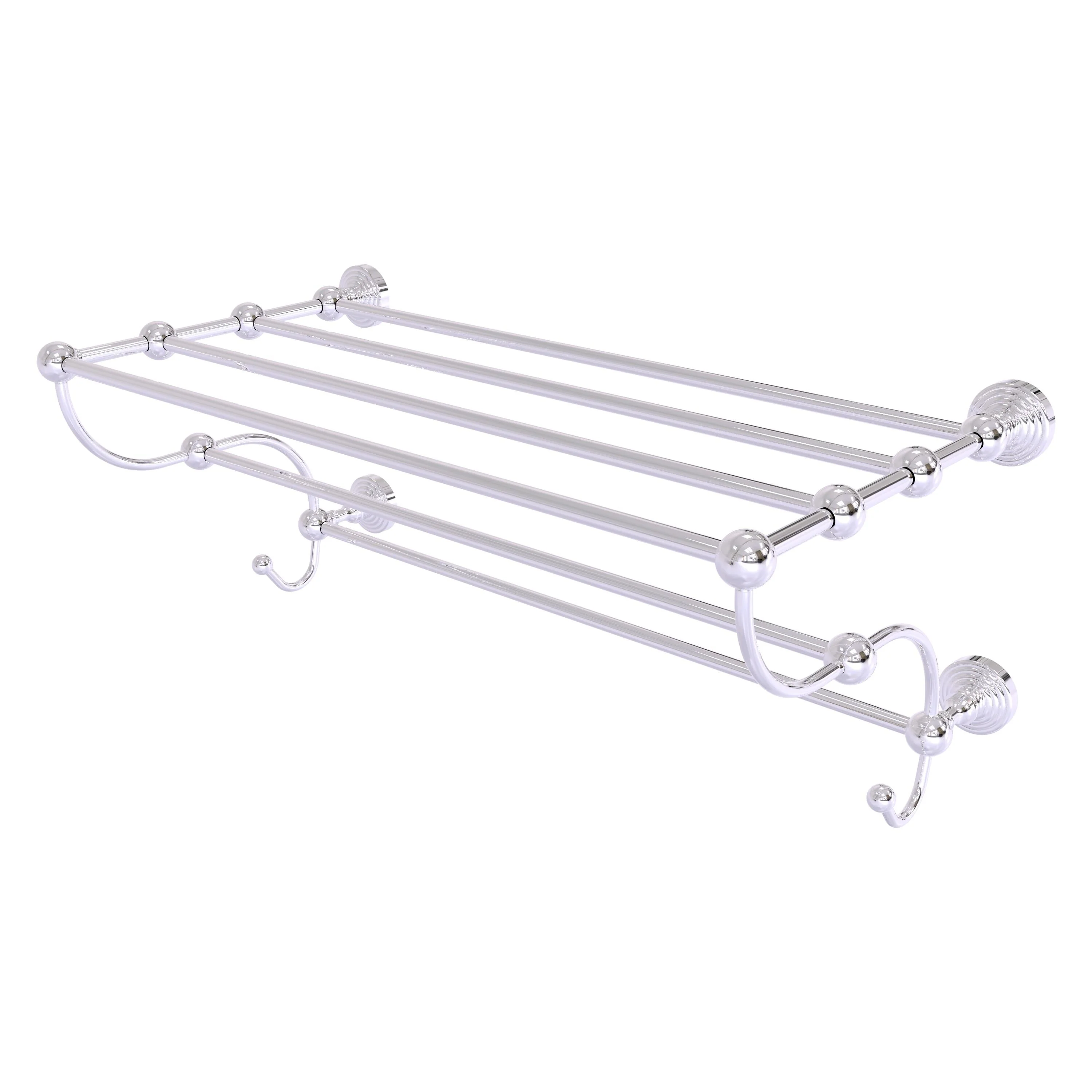 Allied Brass Waverly Place 24-in Train Rack Towel Shelf – Brushed Bronze - Image 5