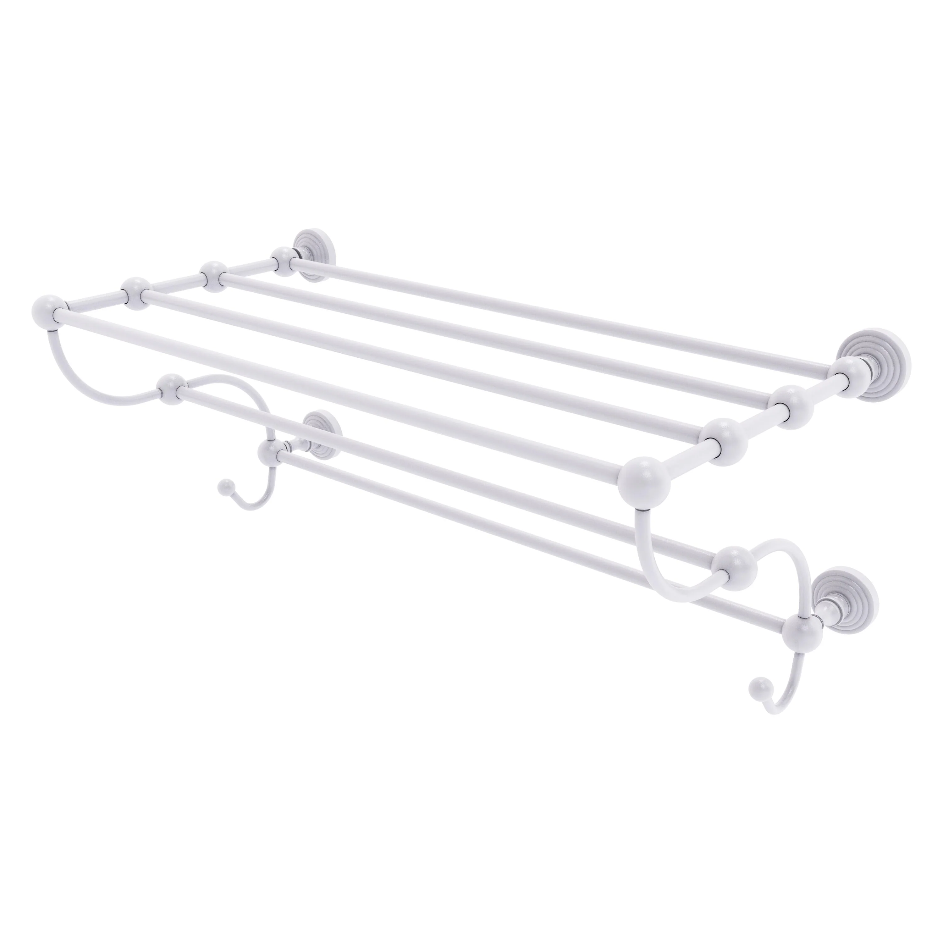 Allied Brass Waverly Place 24-in Train Rack Towel Shelf – Brushed Bronze - Image 7