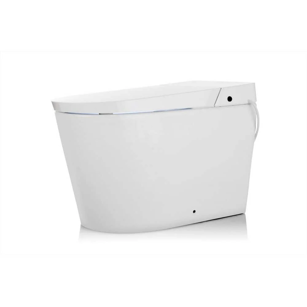 Alpha Bidet UXT Pearl 1.28 GPF Elongated Smart Toilet With Next Gen Bidet Tech, White - Image 4